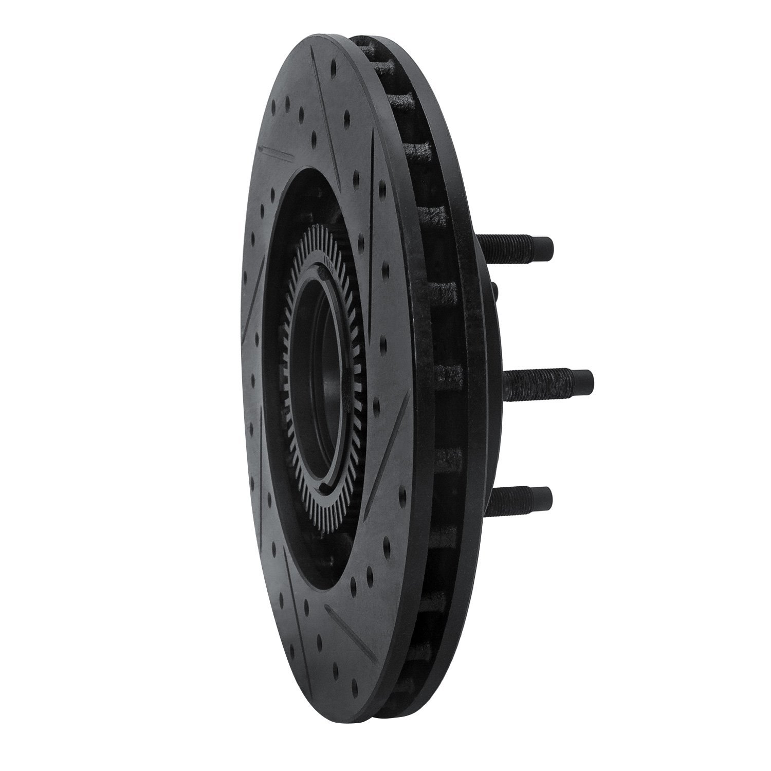 E-Line Drilled & Slotted Black Brake Rotor, 1995-1997