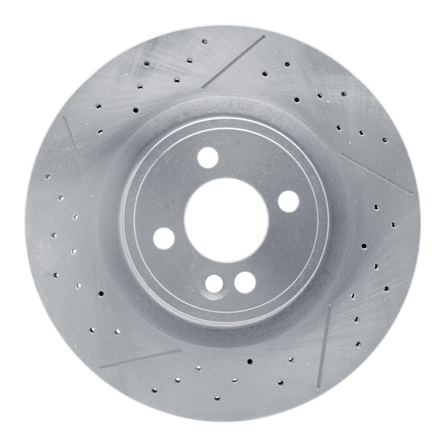 E-Line Drilled & Slotted Brake Rotor, 2009-2014 Mini, Position: Front