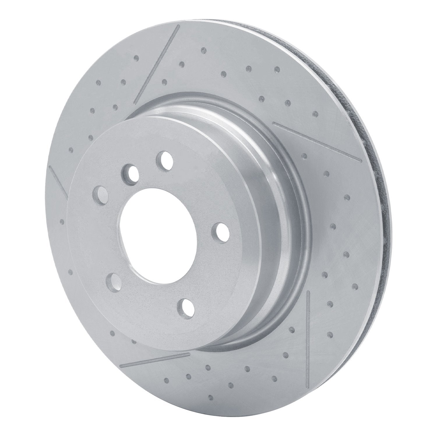 E-Line Dimpled & Slotted Brake Rotor, 2013-2013 BMW, Position: Rear