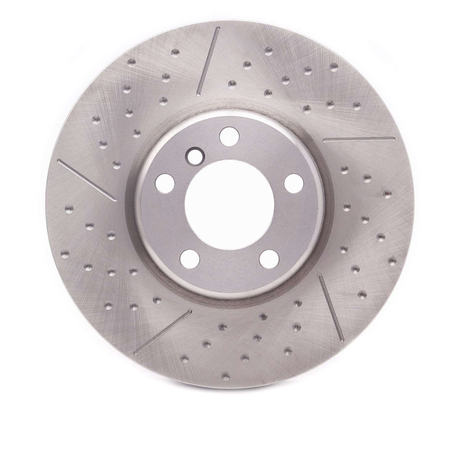 E-Line Dimpled & Slotted Brake Rotor, 2012-2021 BMW, Position: Front