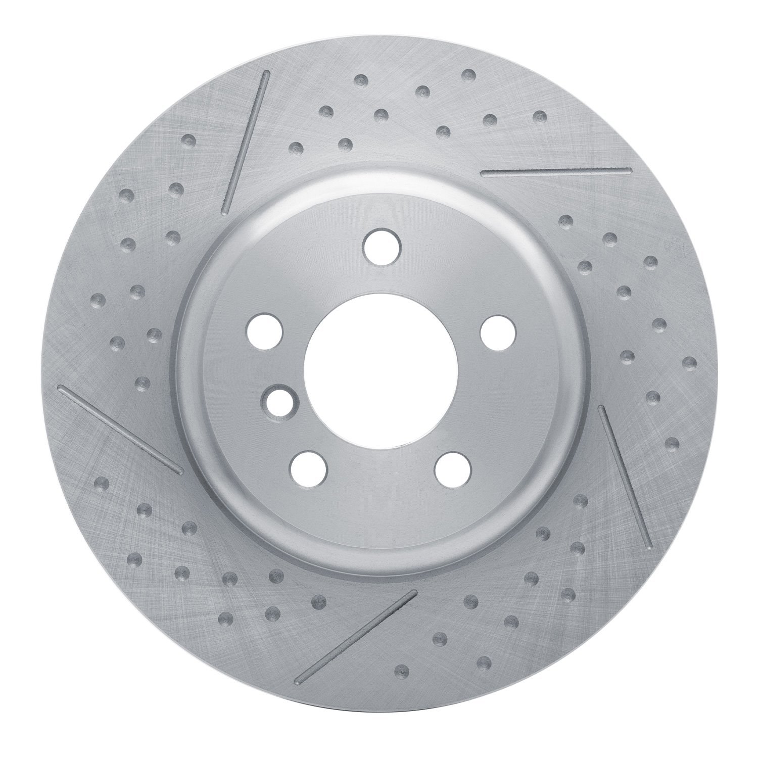 E-Line Dimpled & Slotted Brake Rotor, 2013-2021 BMW, Position: Rear