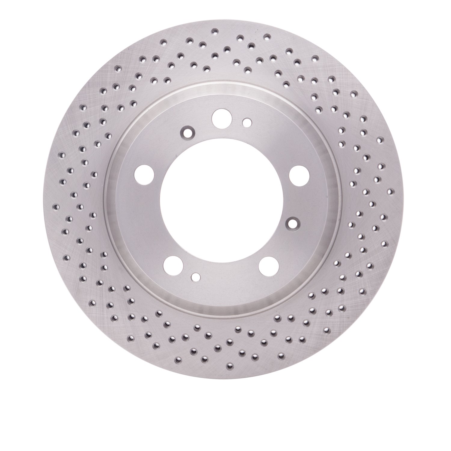 E-Line Drilled Brake Rotor, 2000-2008 Audi/Porsche/Volkswagen, Position: Rear