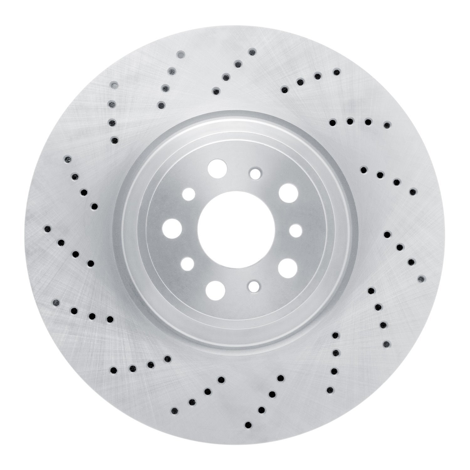 E-Line Drilled Brake Rotor, Fits Select BMW, Position: Left Front