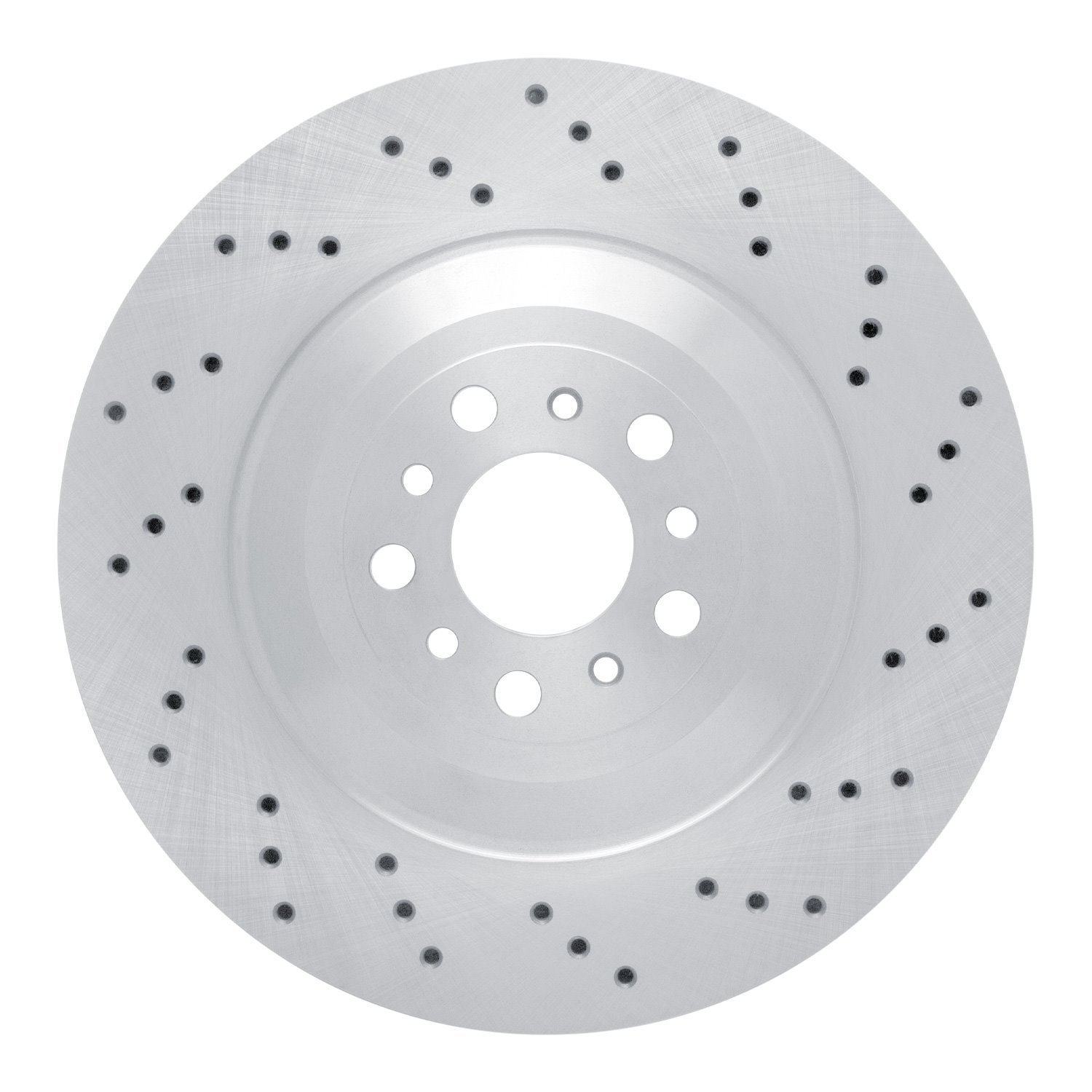 E-Line Drilled Brake Rotor, Fits Select BMW, Position: Rear Left