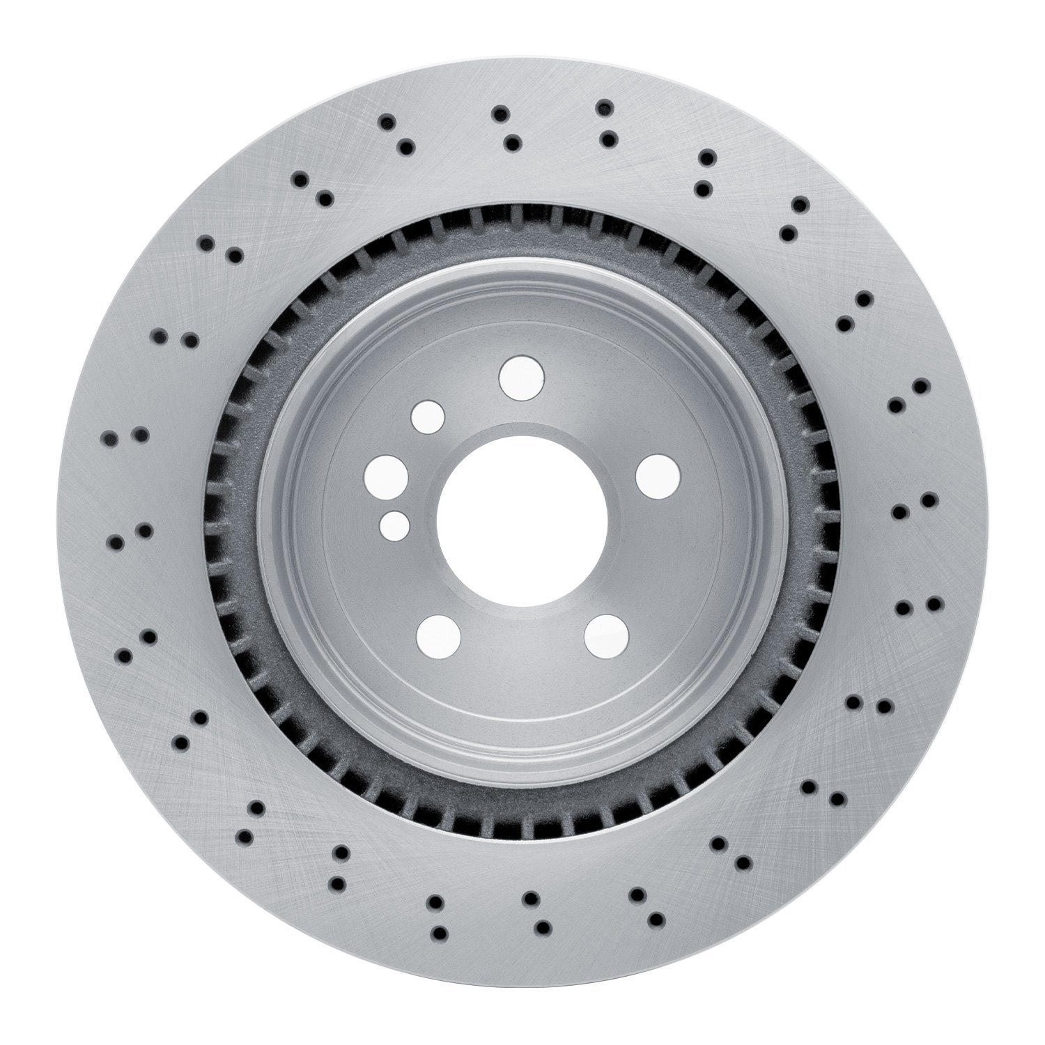 E-Line Drilled Brake Rotor, 2005-2006 Mercedes-Benz, Position: Rear