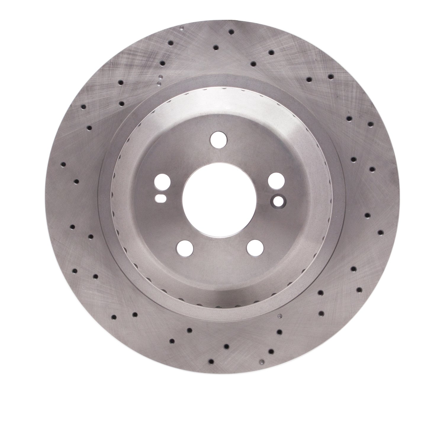 E-Line Drilled Brake Rotor, 2014-2021 Mercedes-Benz, Position: Rear