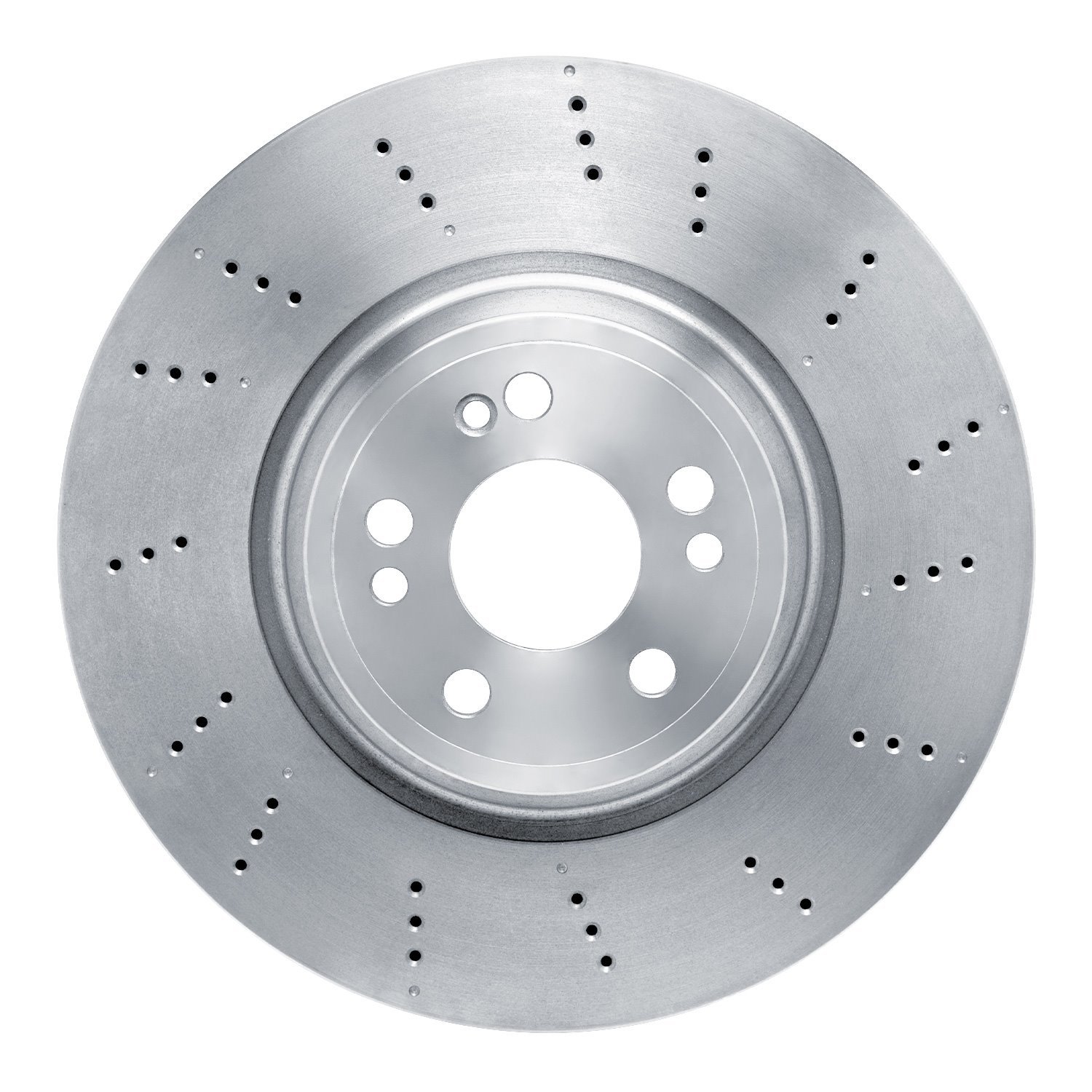 E-Line Drilled Brake Rotor, Fits Select Mercedes-Benz, Position: Front