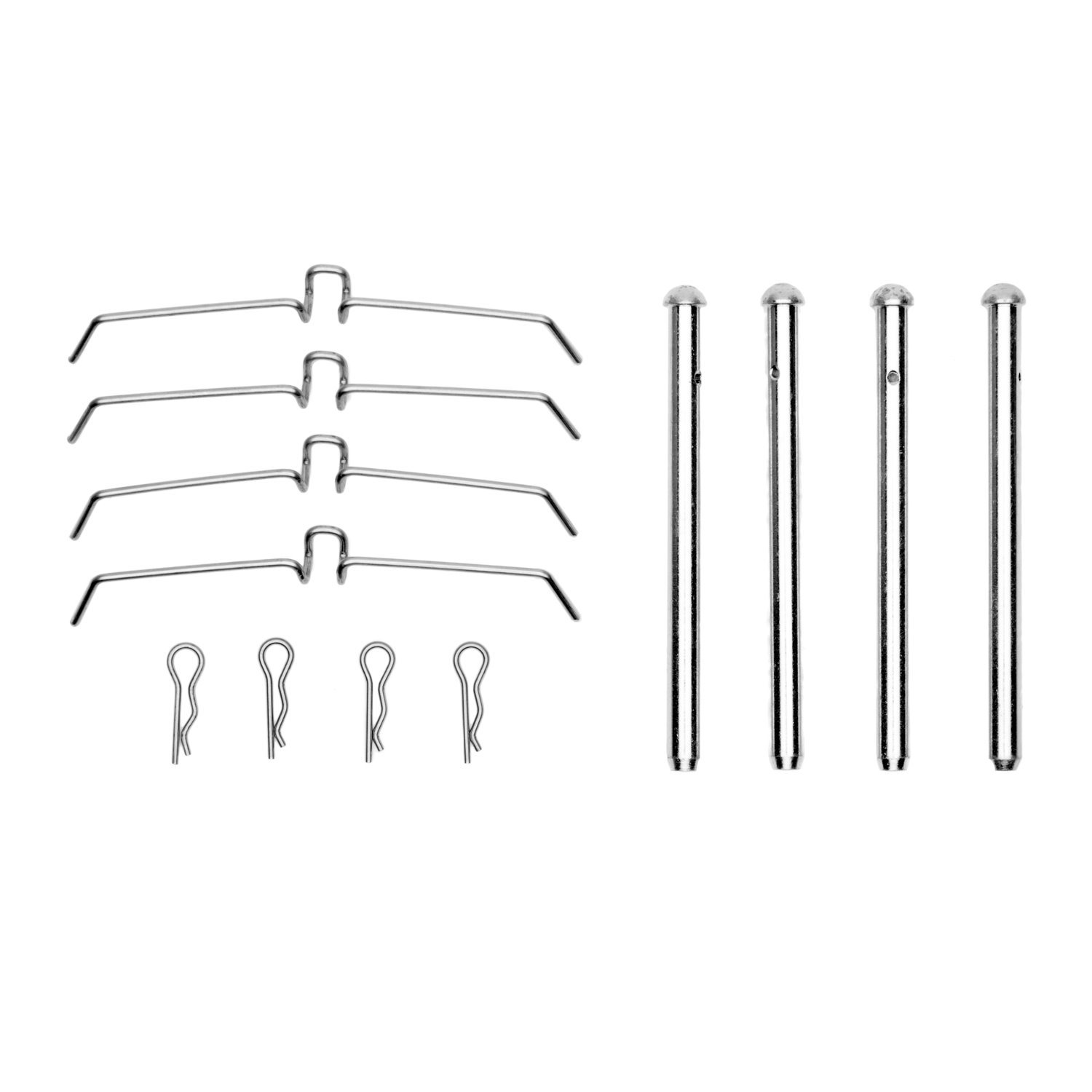 Disc Brake Hardware Kit, 1976-1993 Volvo, Position: Rear