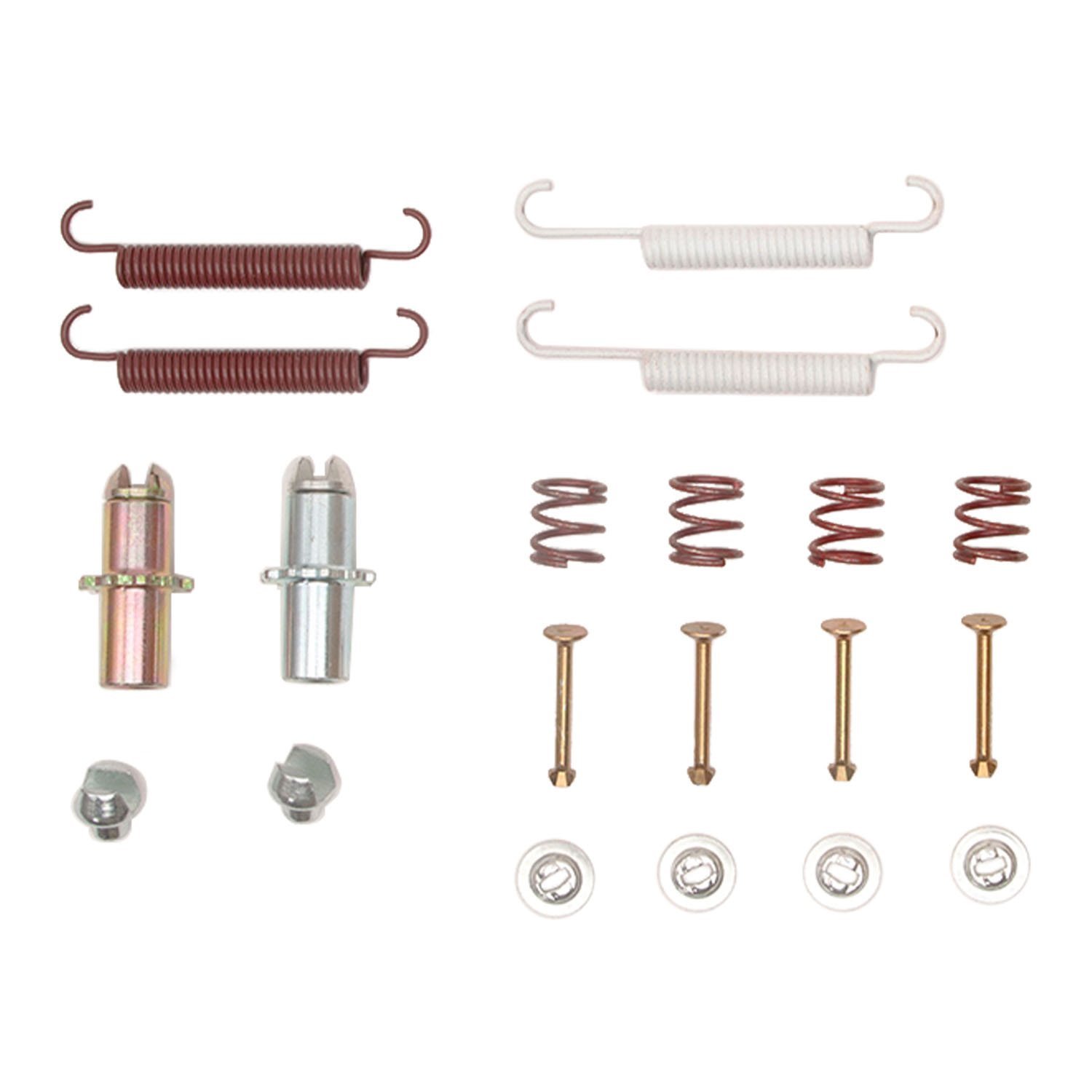 Drum Brake Hardware Kit, 2007-2012 Kia/Hyundai/Genesis, Position: Rear