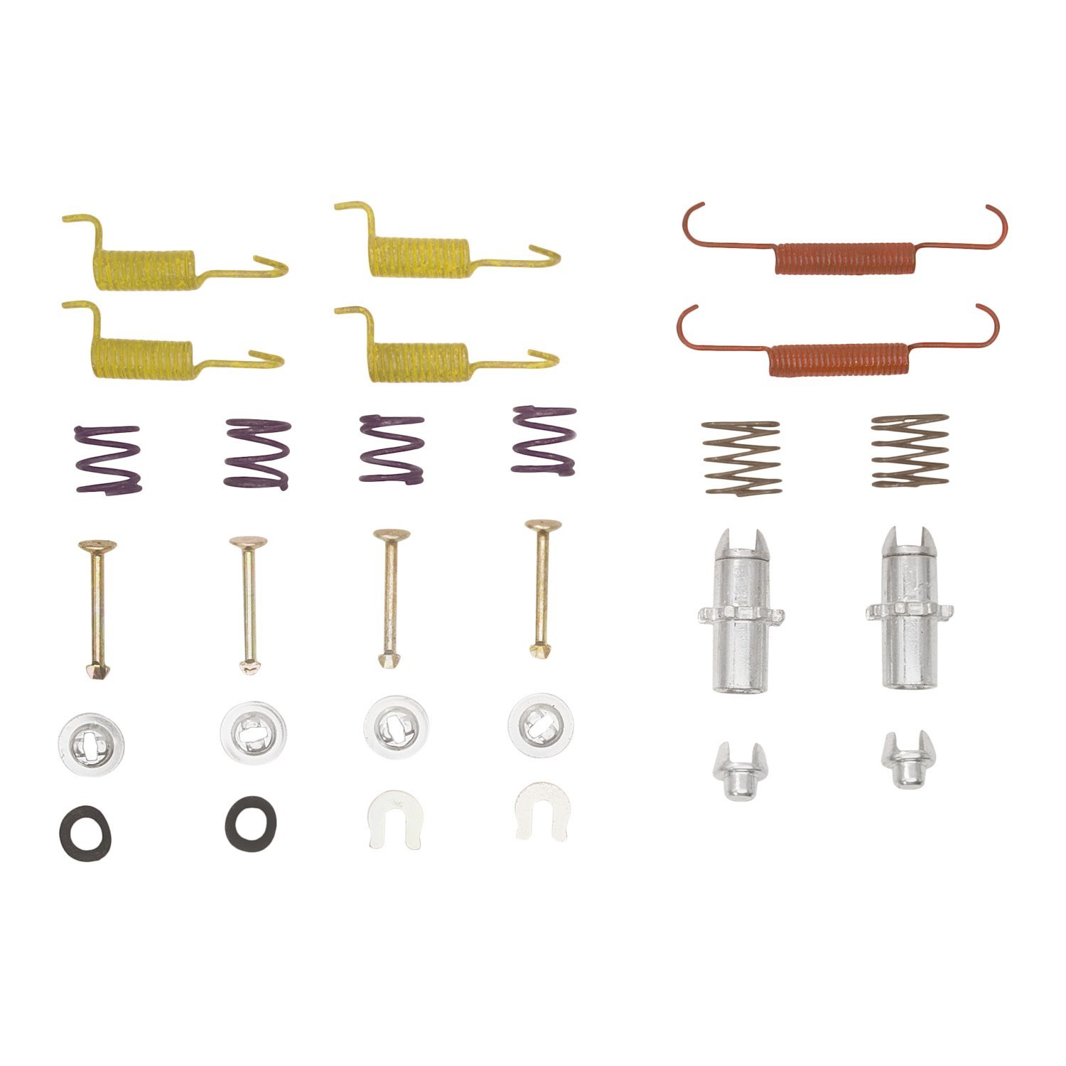 Drum Brake Hardware Kit, 1991-2007 Fits Multiple Makes/Models, Position: Rear