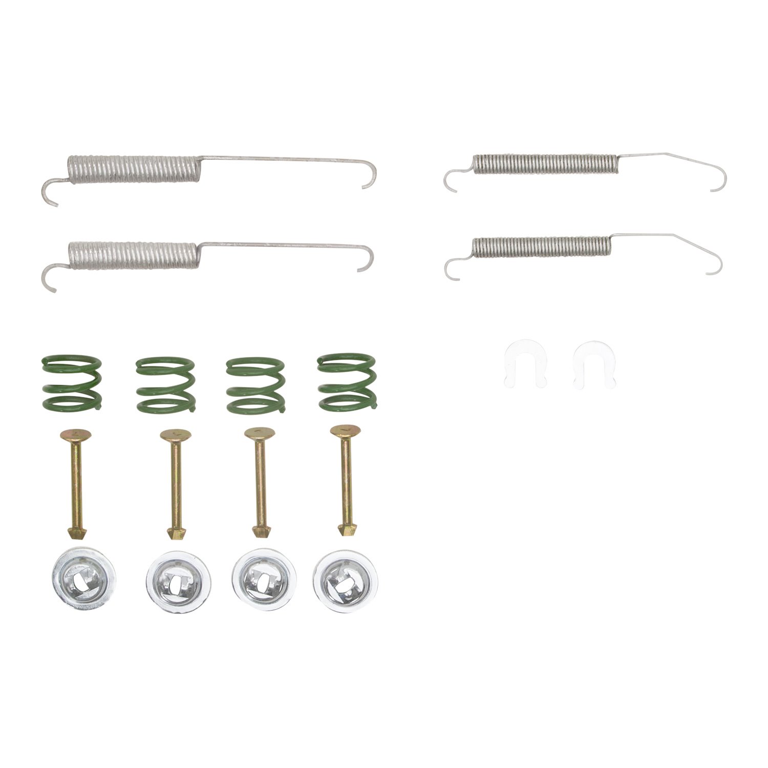 Drum Brake Hardware Kit, 1988-1989 GM, Position: Rear