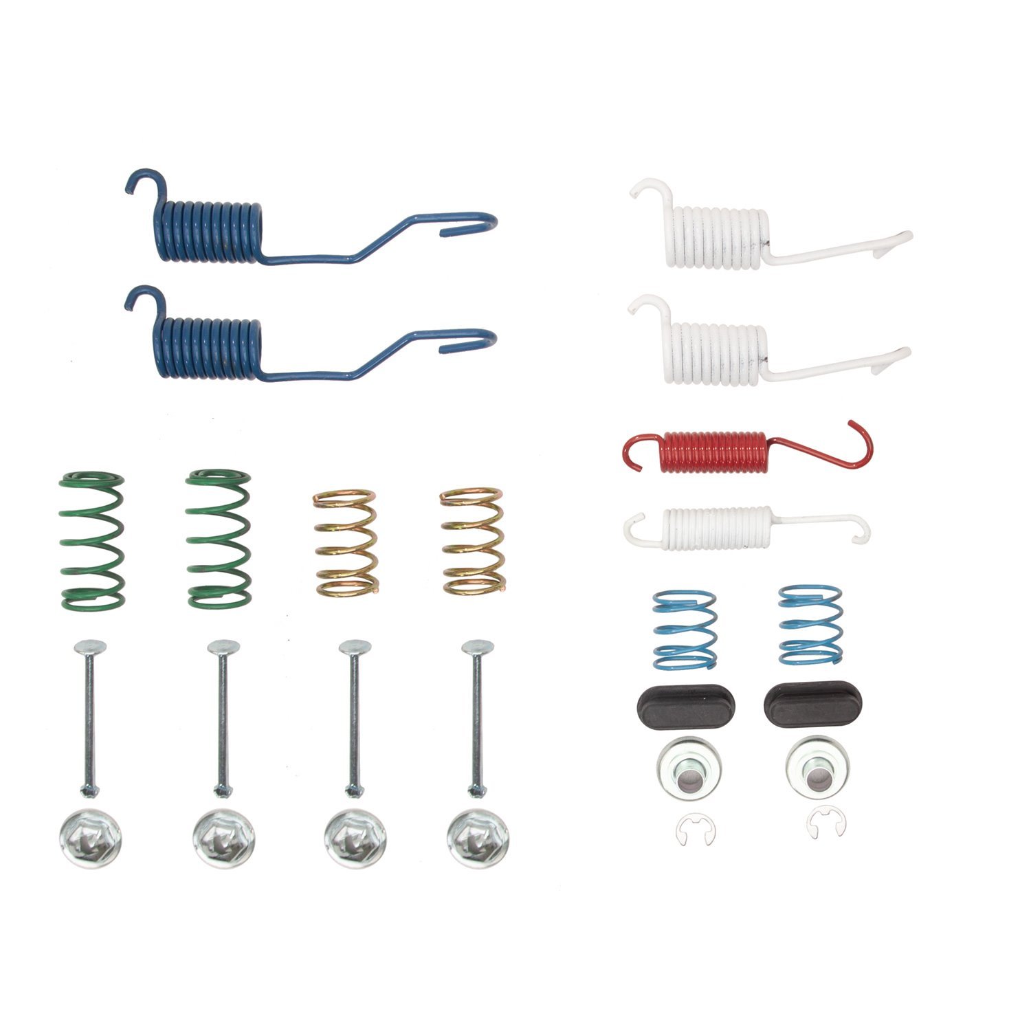 Drum Brake Hardware Kit, 1964-2003 GM, Position: Rear