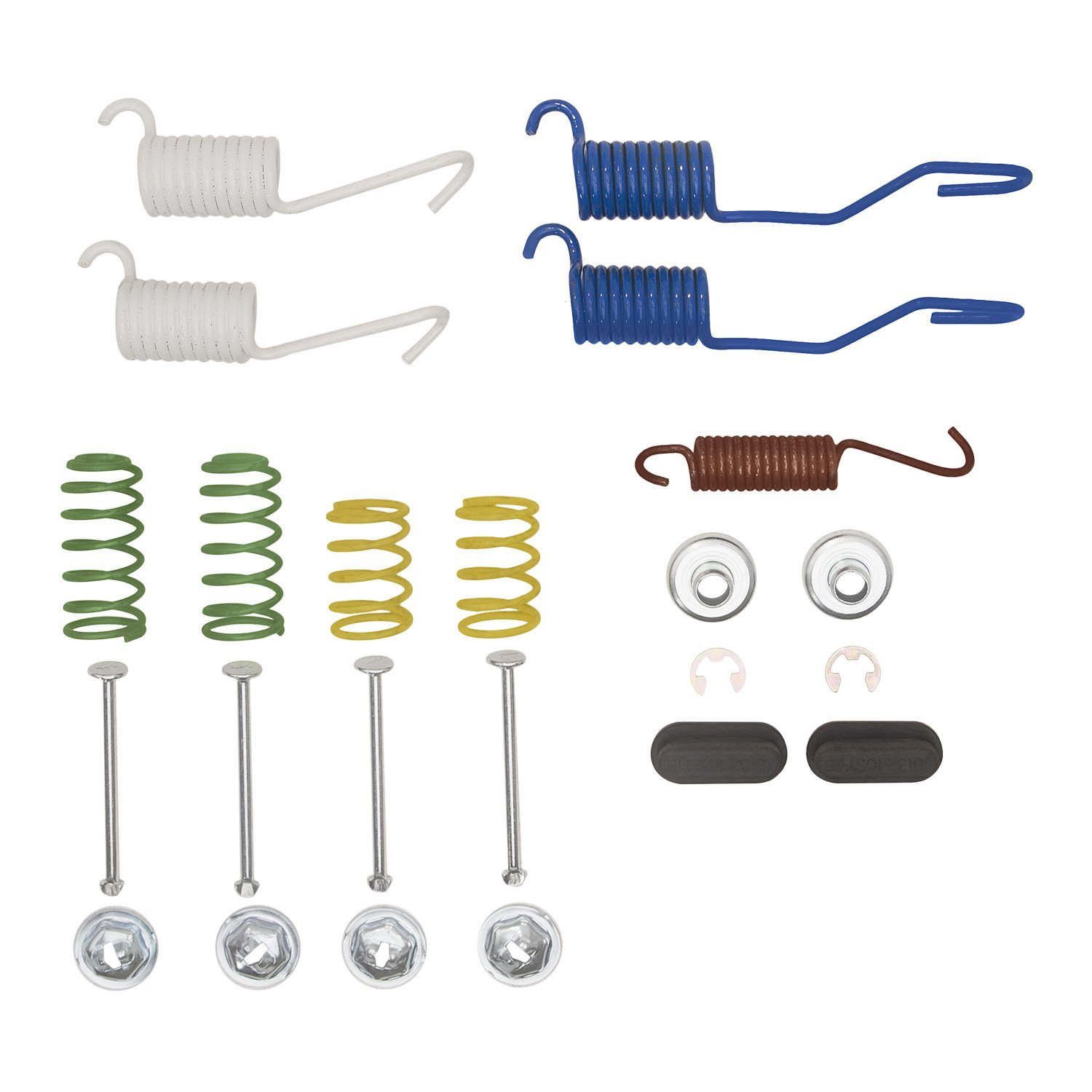 Drum Brake Hardware Kit, 1964-1974 GM, Position: Rear