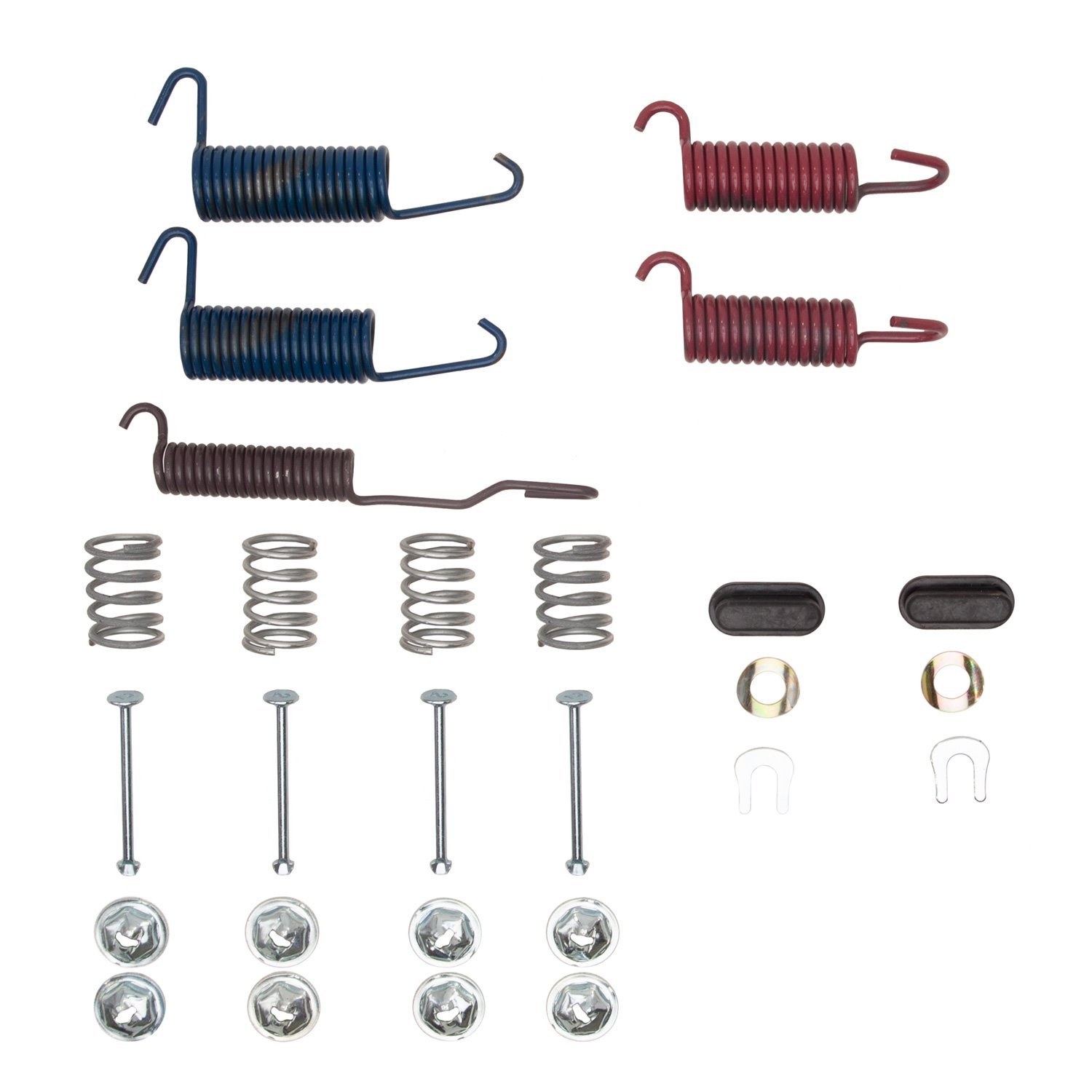 Drum Brake Hardware Kit, 1961-1975 Ford/Lincoln/Mercury/Mazda, Position: Front