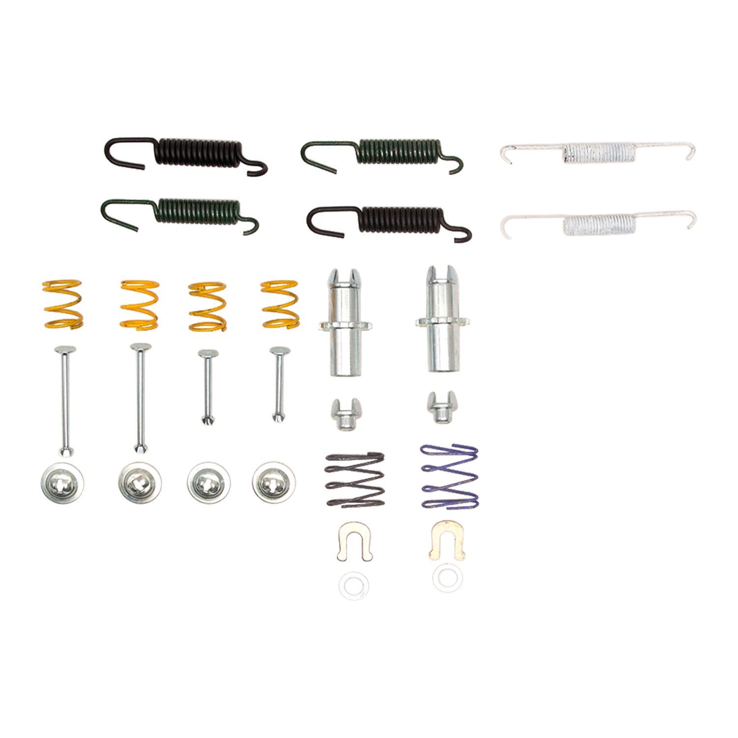 Drum Brake Hardware Kit, 2010-2015 Lexus/Toyota/Scion, Position: Rear