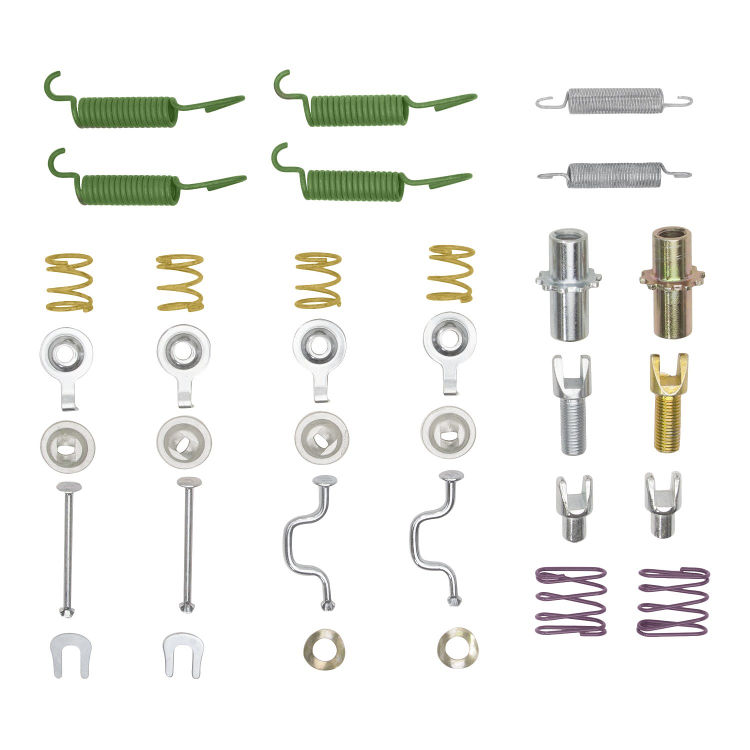 Drum Brake Hardware Kit, 1987-2015 Lexus/Toyota/Scion, Position: Rear