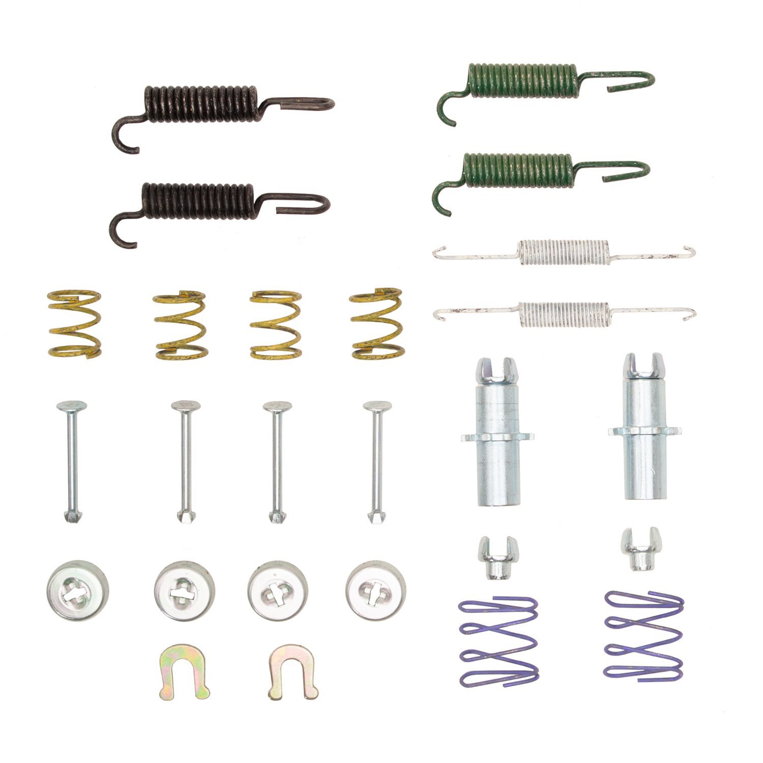 Drum Brake Hardware Kit, 2014-2019 Lexus/Toyota/Scion, Position: Rear