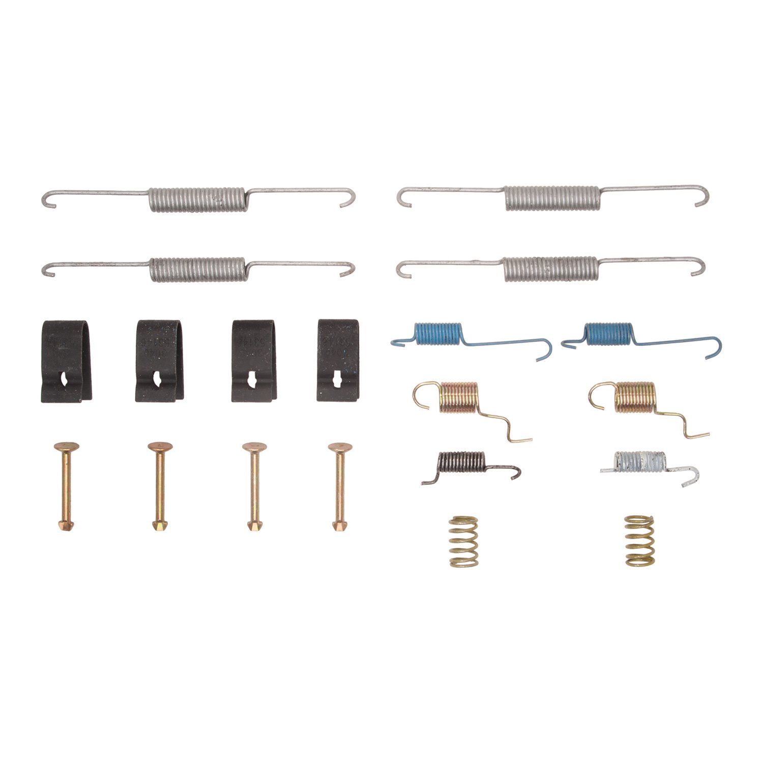 Drum Brake Hardware Kit, 1987-1989 Ford/Lincoln/Mercury/Mazda, Position: Front Left