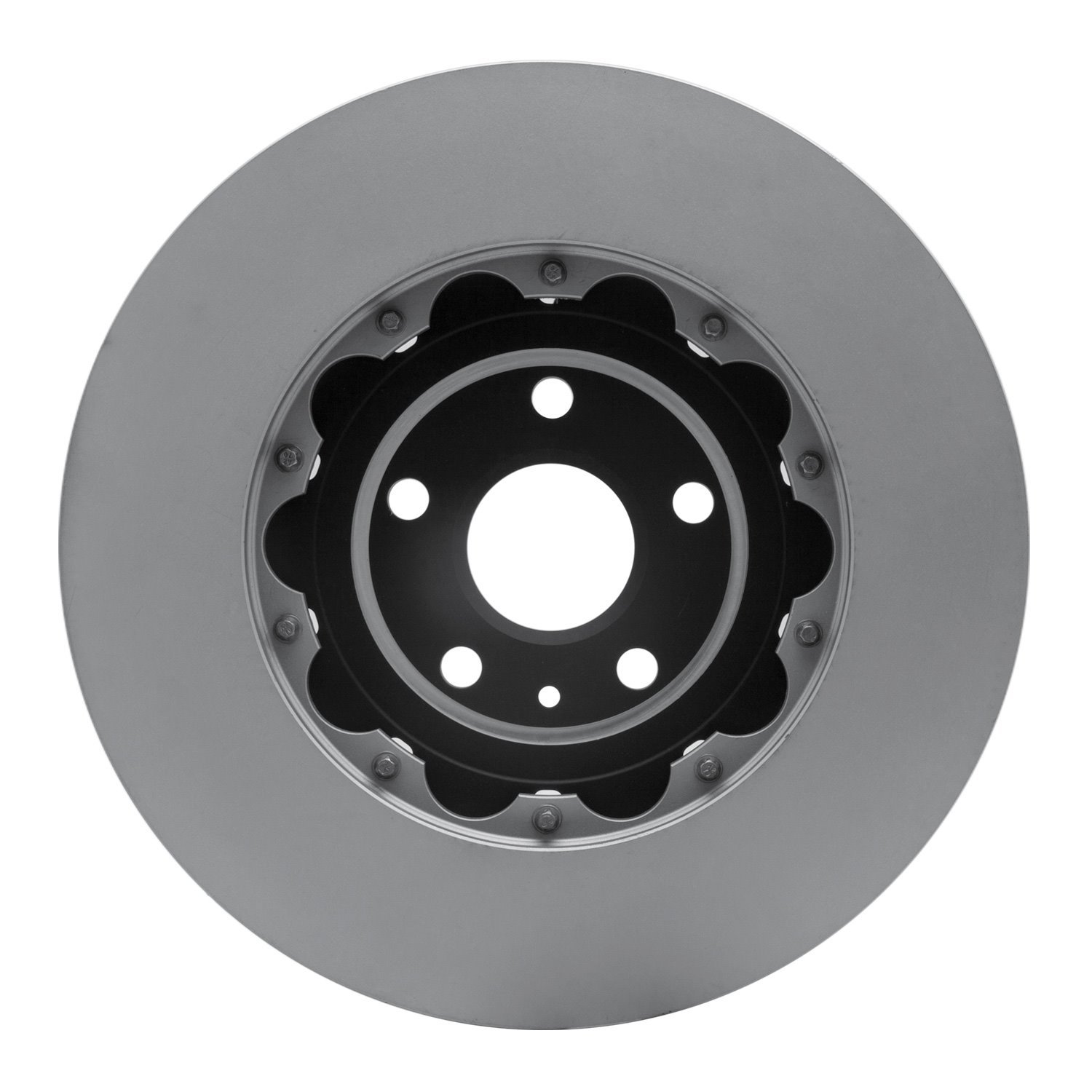 Hi-Carbon Alloy Geomet-Coated Rotor, 2009-2015 GM, Position: Front Left