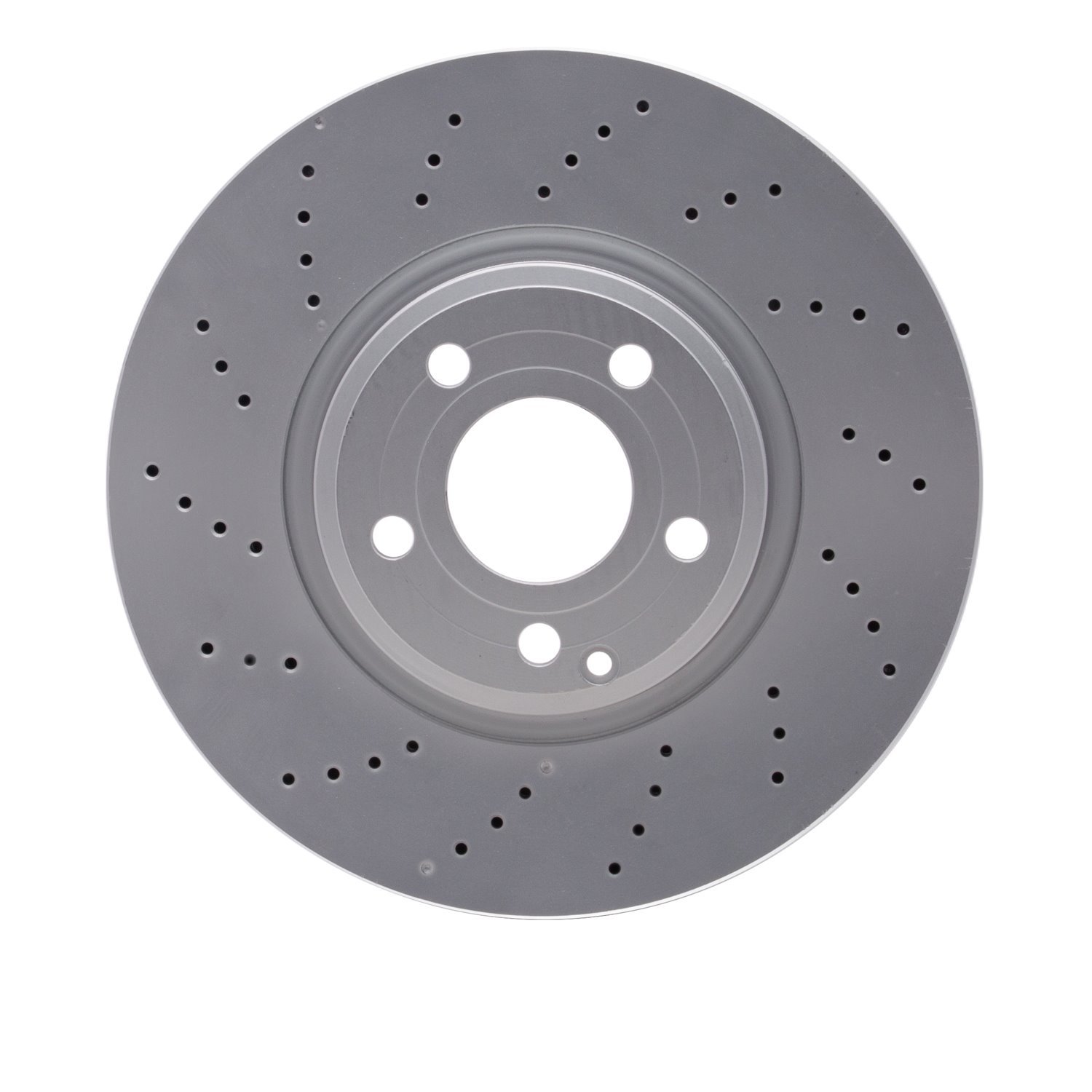 Hi-Carbon Alloy Geomet-Coated Drilled Rotor, 2015-2017 Mercedes-Benz, Position: Front