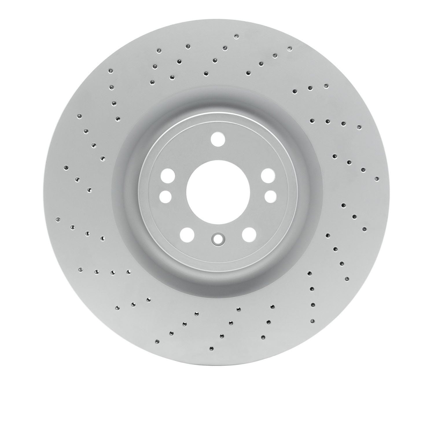 Hi-Carbon Alloy Geomet-Coated Drilled Rotor, 2012-2019 Mercedes-Benz, Position: Front