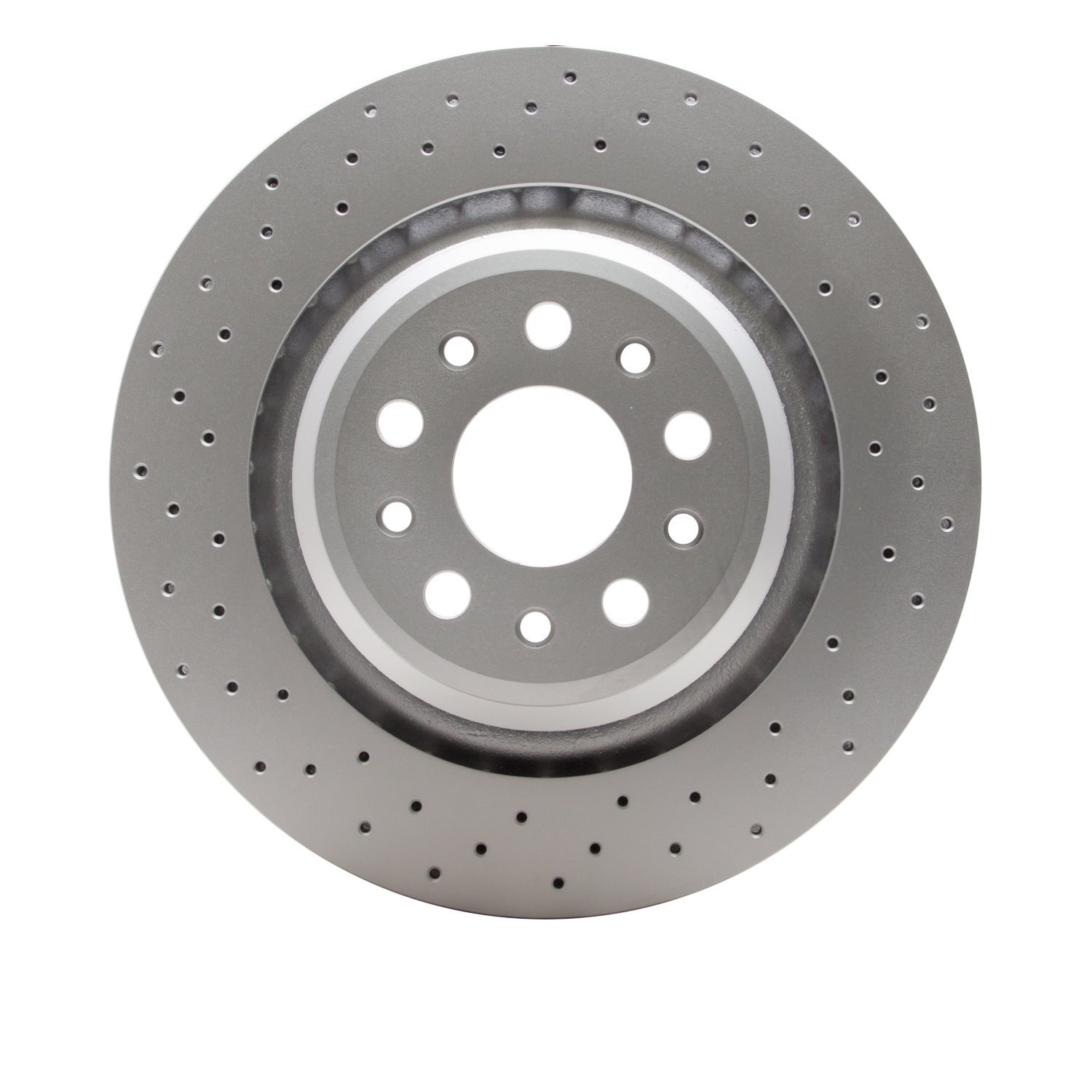 Hi-Carbon Alloy Geomet-Coated Drilled Rotor, 2014-2020 Maserati, Position: Rear