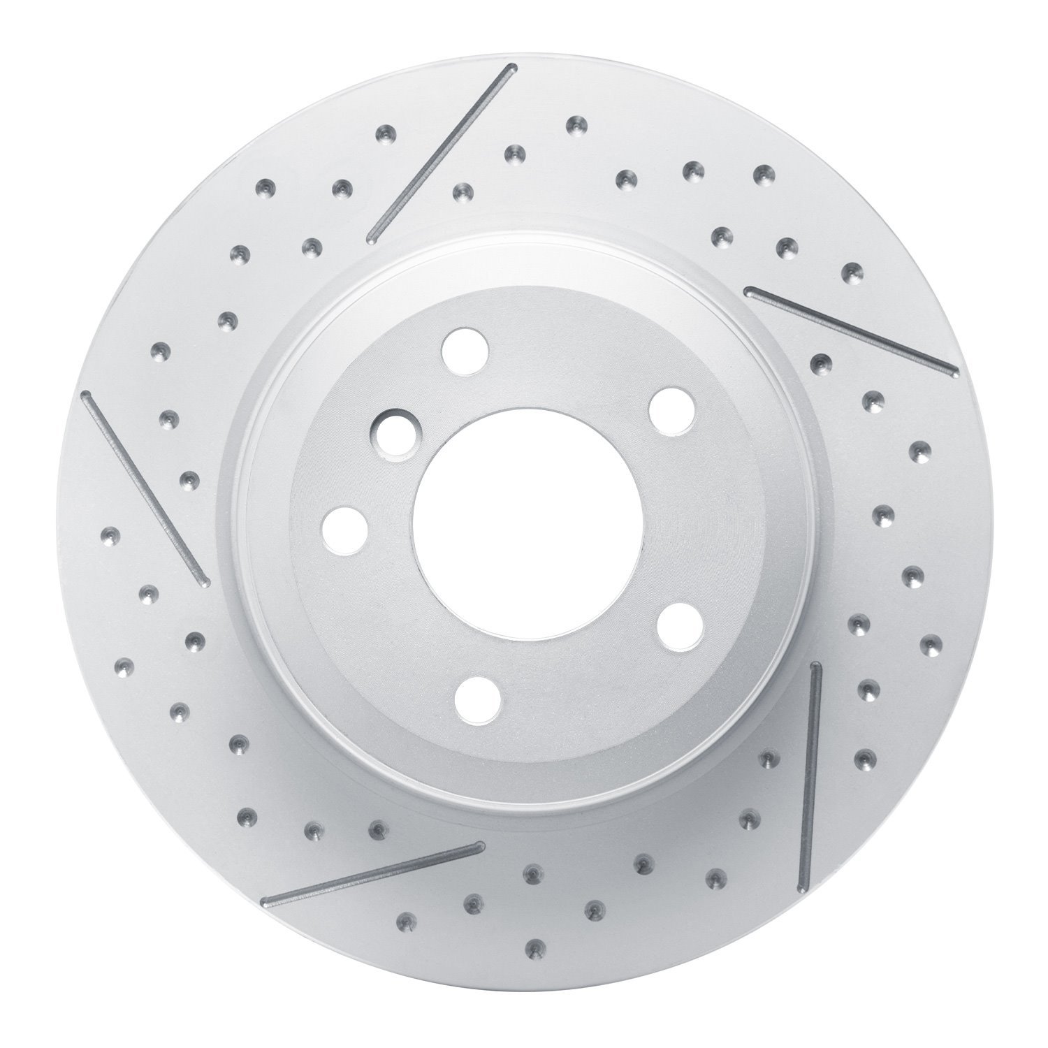 GeoSpec-Coated Dimpled & Slotted Rotor, 2013-2013 BMW, Position: Rear