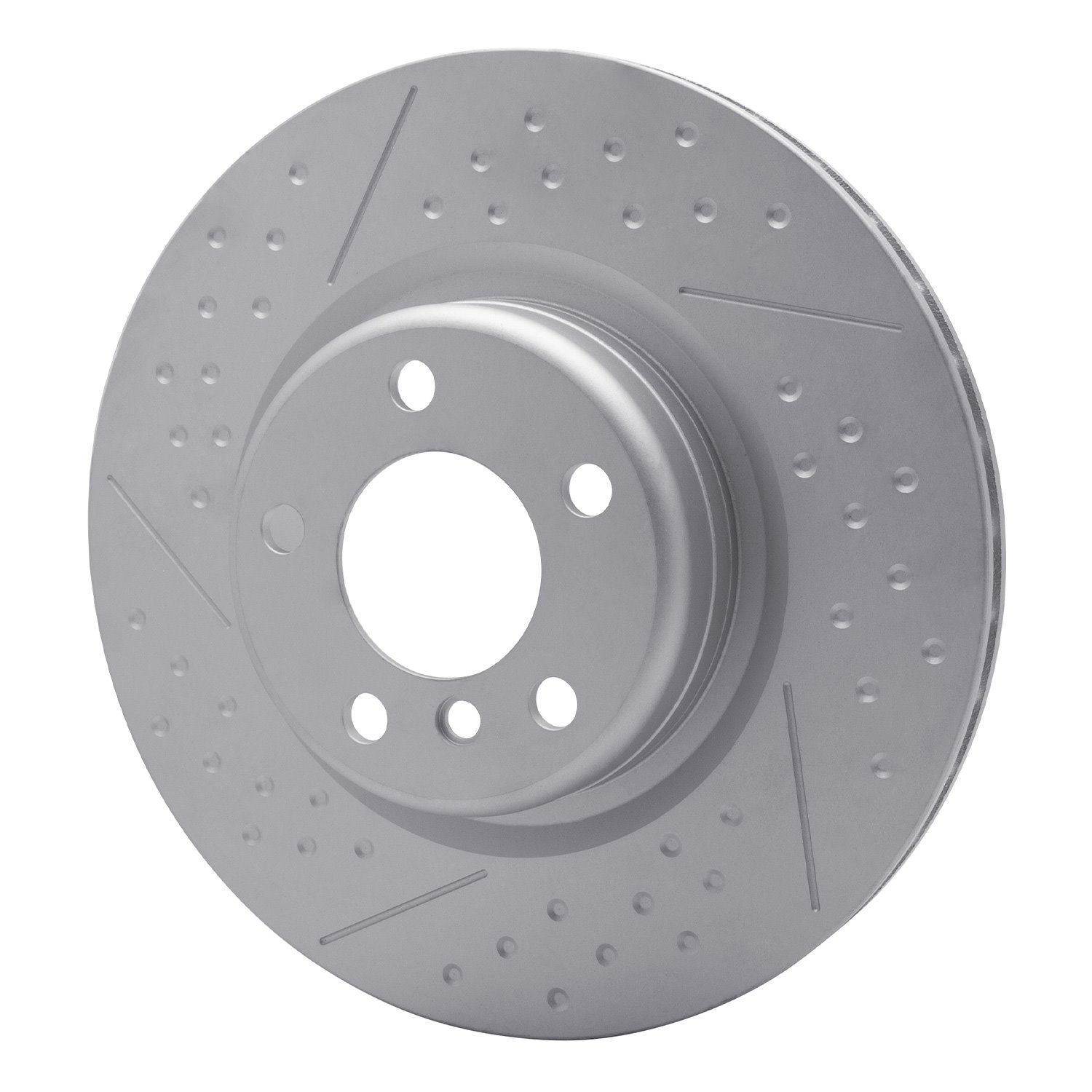 GeoSpec-Coated Dimpled & Slotted Rotor, 2012-2020 BMW, Position: Rear