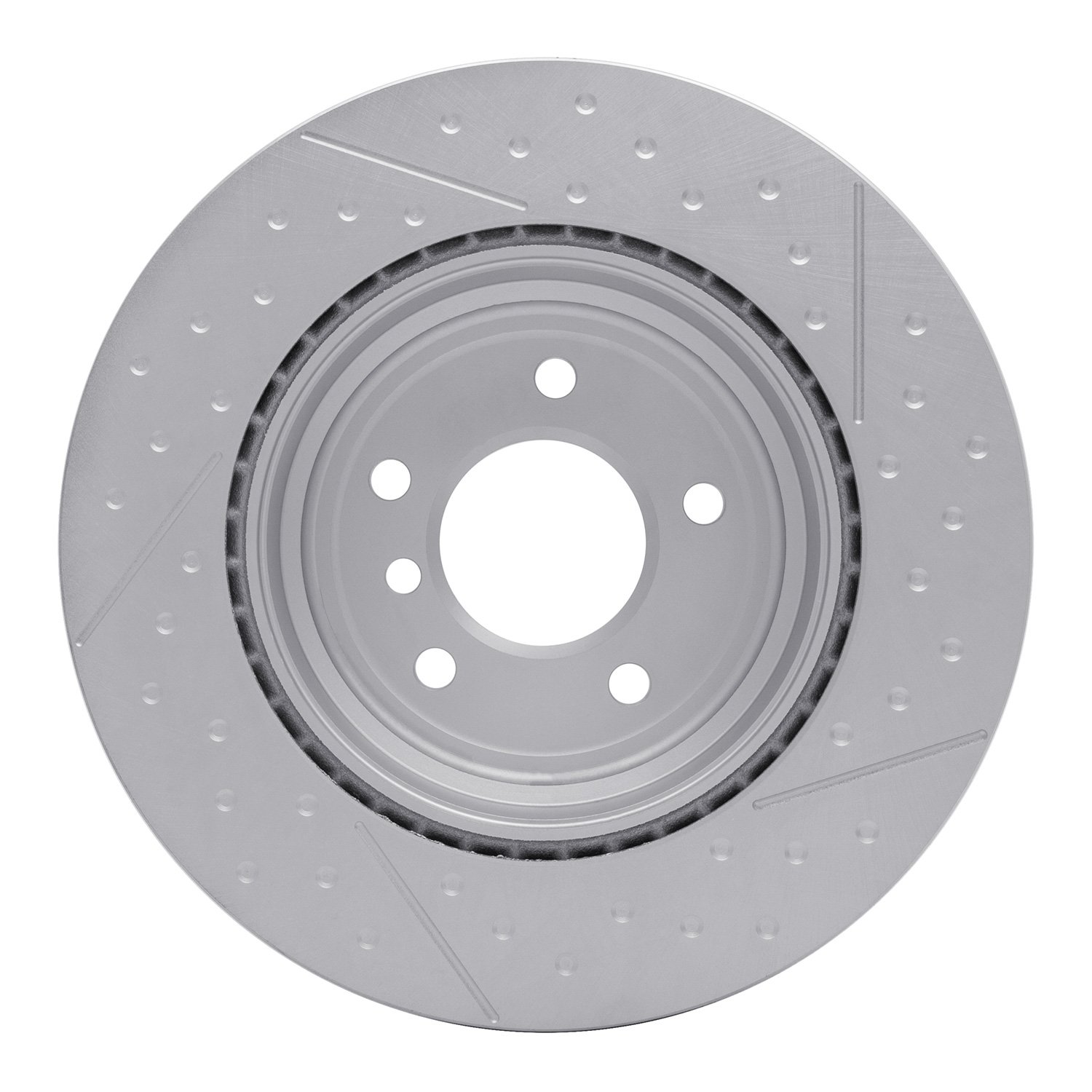 GeoSpec-Coated Dimpled & Slotted Rotor, 2006-2013 BMW, Position: Rear