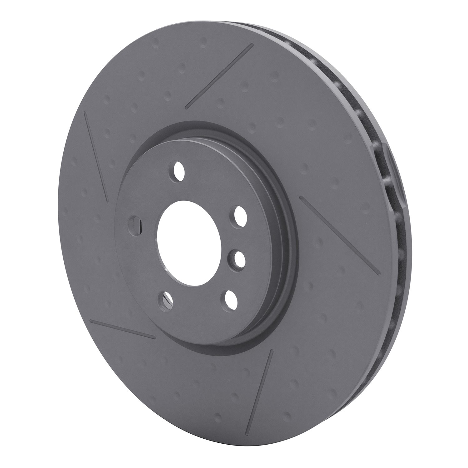 GeoSpec-Coated Dimpled & Slotted Rotor, 2015-2019 Mini, Position: Front