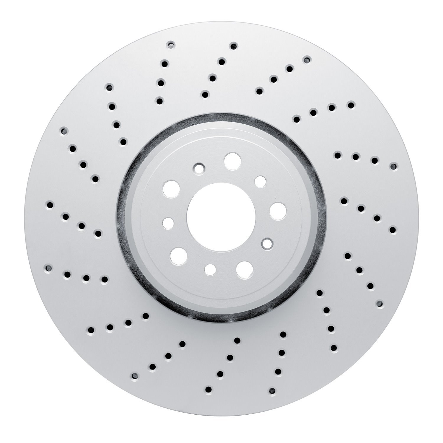 GeoSpec-Coated Drilled Rotor, Fits Select BMW, Position: Left Front