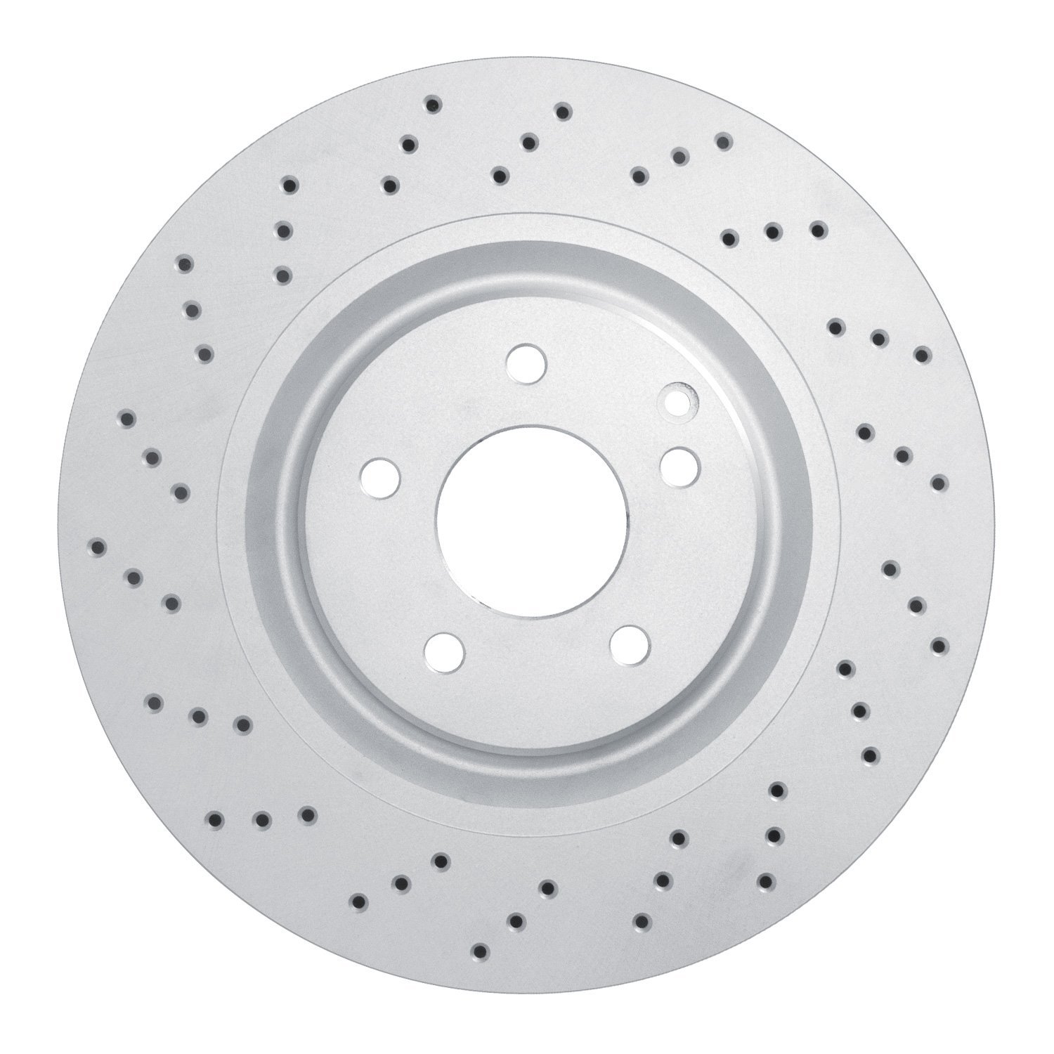 GeoSpec-Coated Drilled Rotor, 2003-2007 Mercedes-Benz, Position: Front