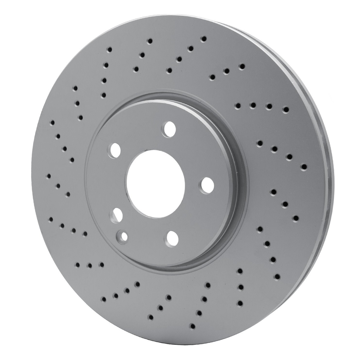 GeoSpec-Coated Drilled Rotor, 2002-2009 Mercedes-Benz, Position: Front