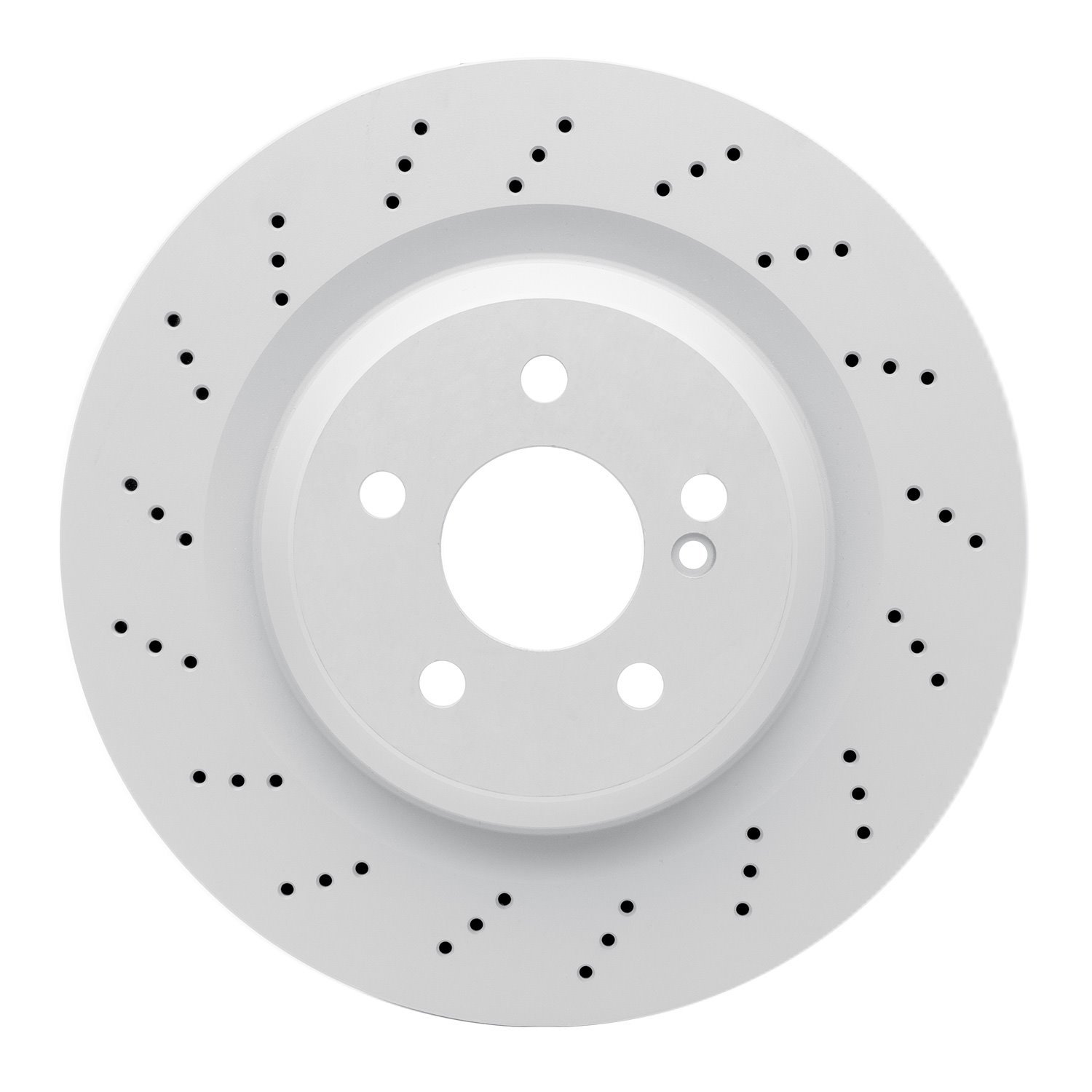 GeoSpec-Coated Drilled Rotor, 2003-2012 Mercedes-Benz, Position: Rear
