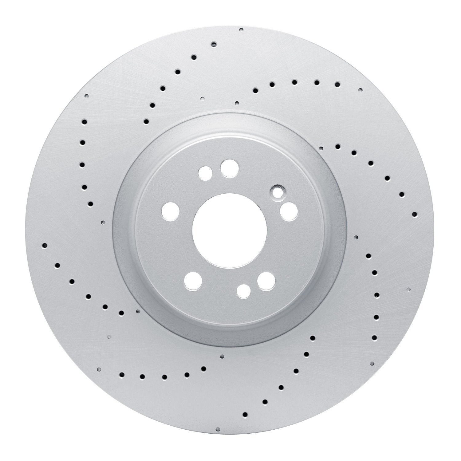 GeoSpec-Coated Drilled Rotor, Fits Select Mercedes-Benz, Position: Front