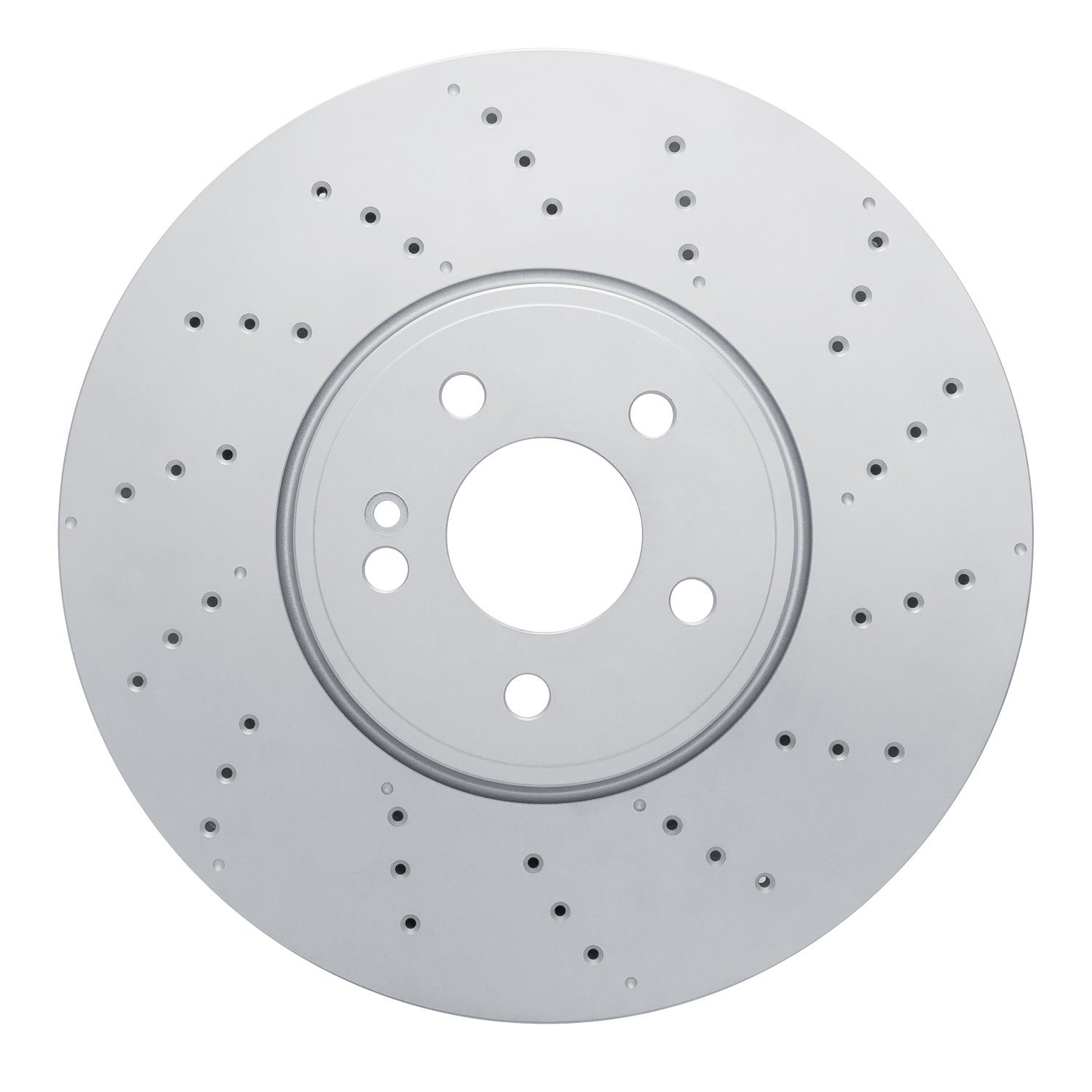 GeoSpec-Coated Drilled Rotor, Fits Select Mercedes-Benz, Position: Front