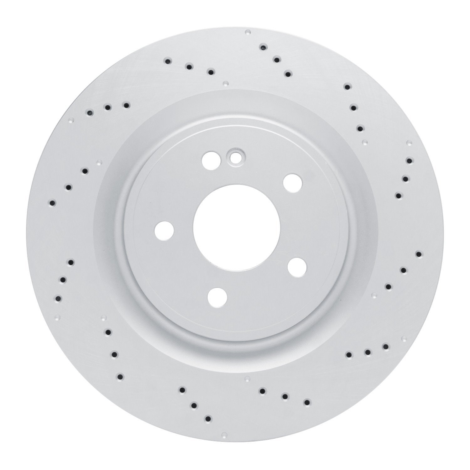 GeoSpec-Coated Drilled Rotor, Fits Select Mercedes-Benz, Position: Rear