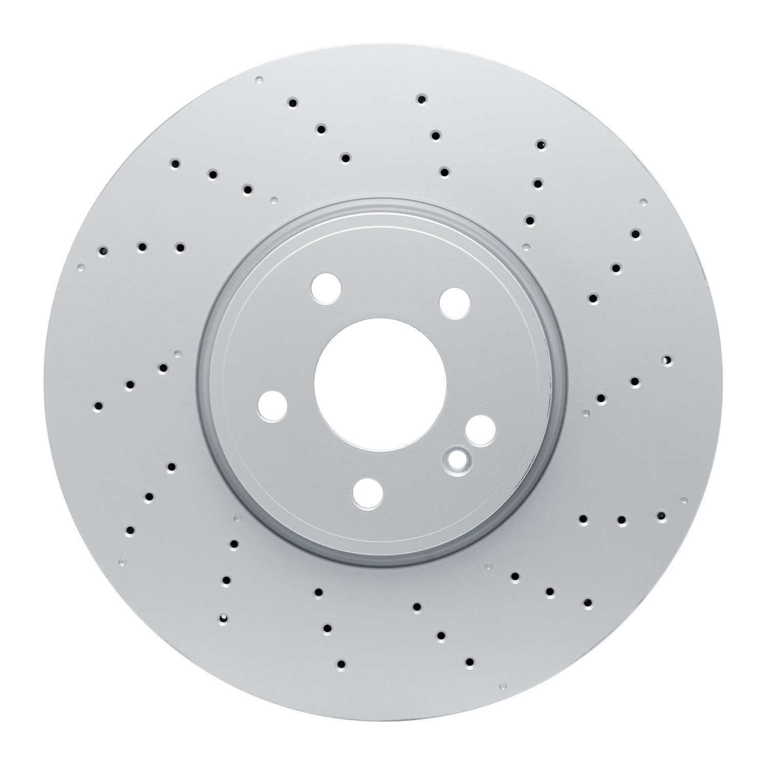 GeoSpec-Coated Drilled Rotor, Fits Select Mercedes-Benz, Position: Front