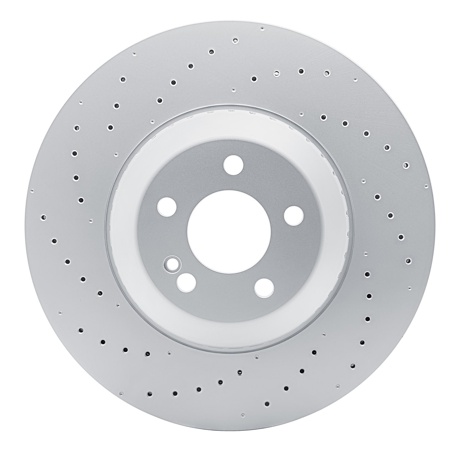 GeoSpec-Coated Drilled Rotor, Fits Select Mercedes-Benz, Position: Rear