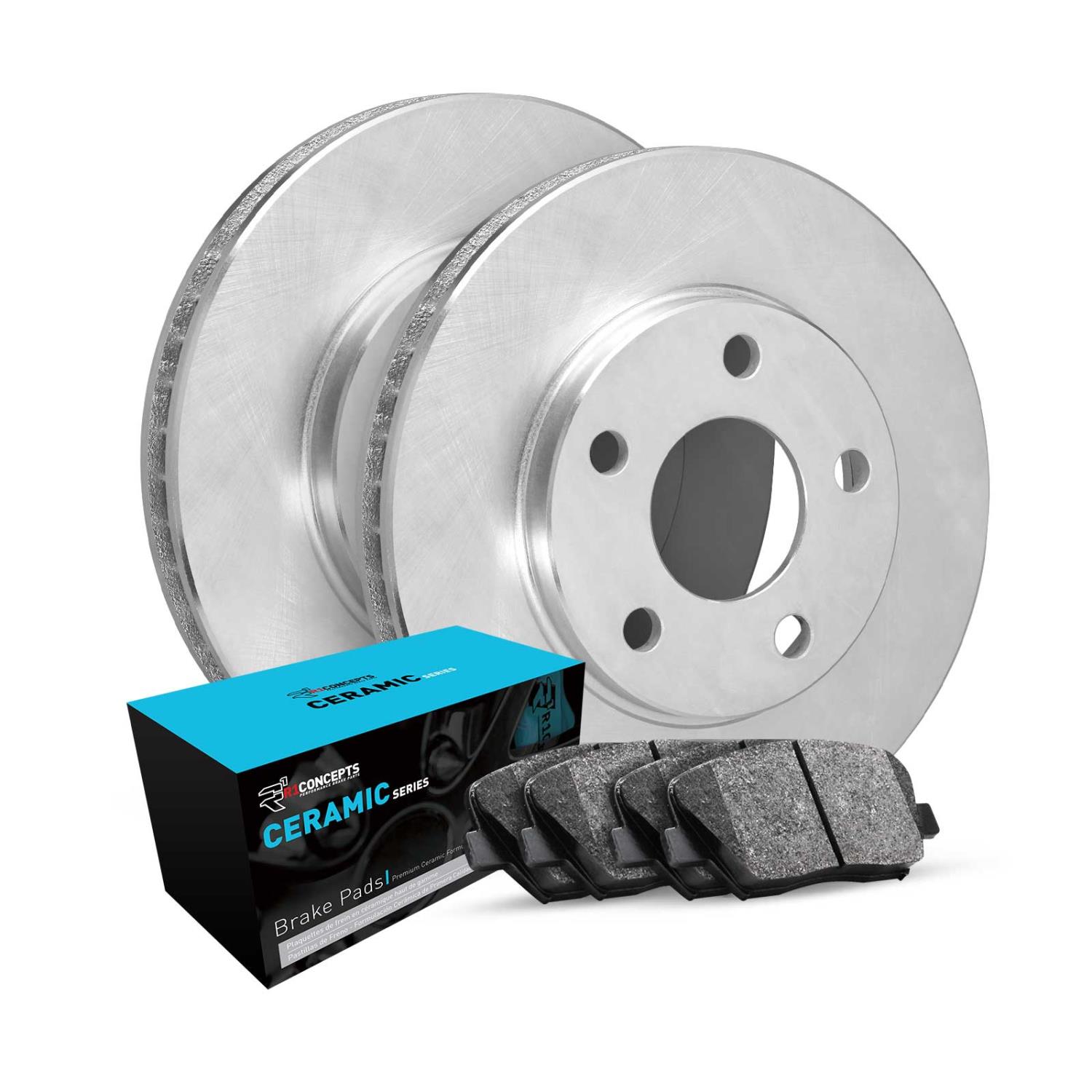E-Line Brake Rotor w/Ceramic Pads, 1999-2008 GM, Position: Front