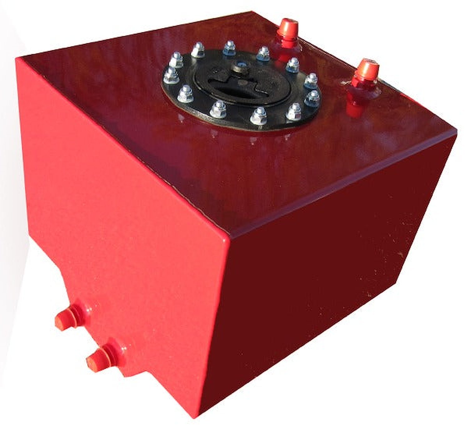 2050AB Aluminum Fuel Cell, 5-Gallon, Red Powder Coated