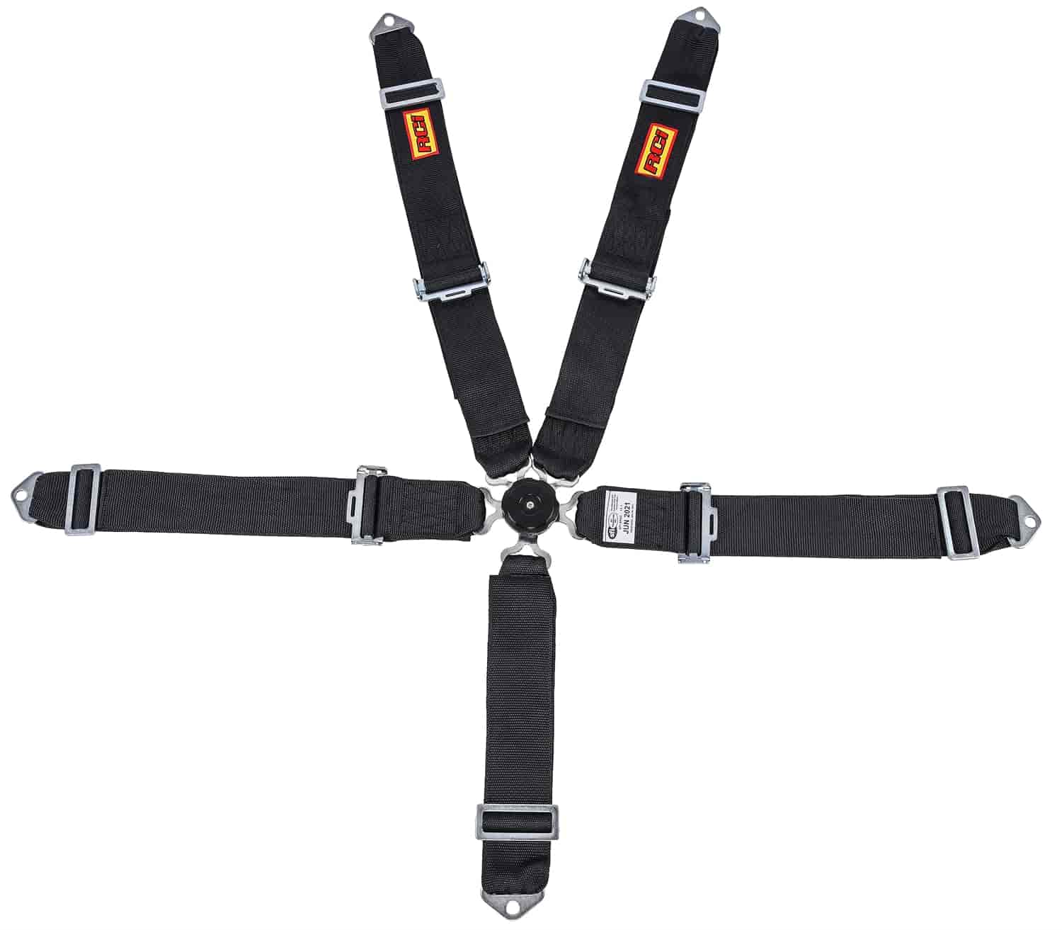 Cam-Lock Type 5-Point Individual Harness Pull-Down Lap Belt