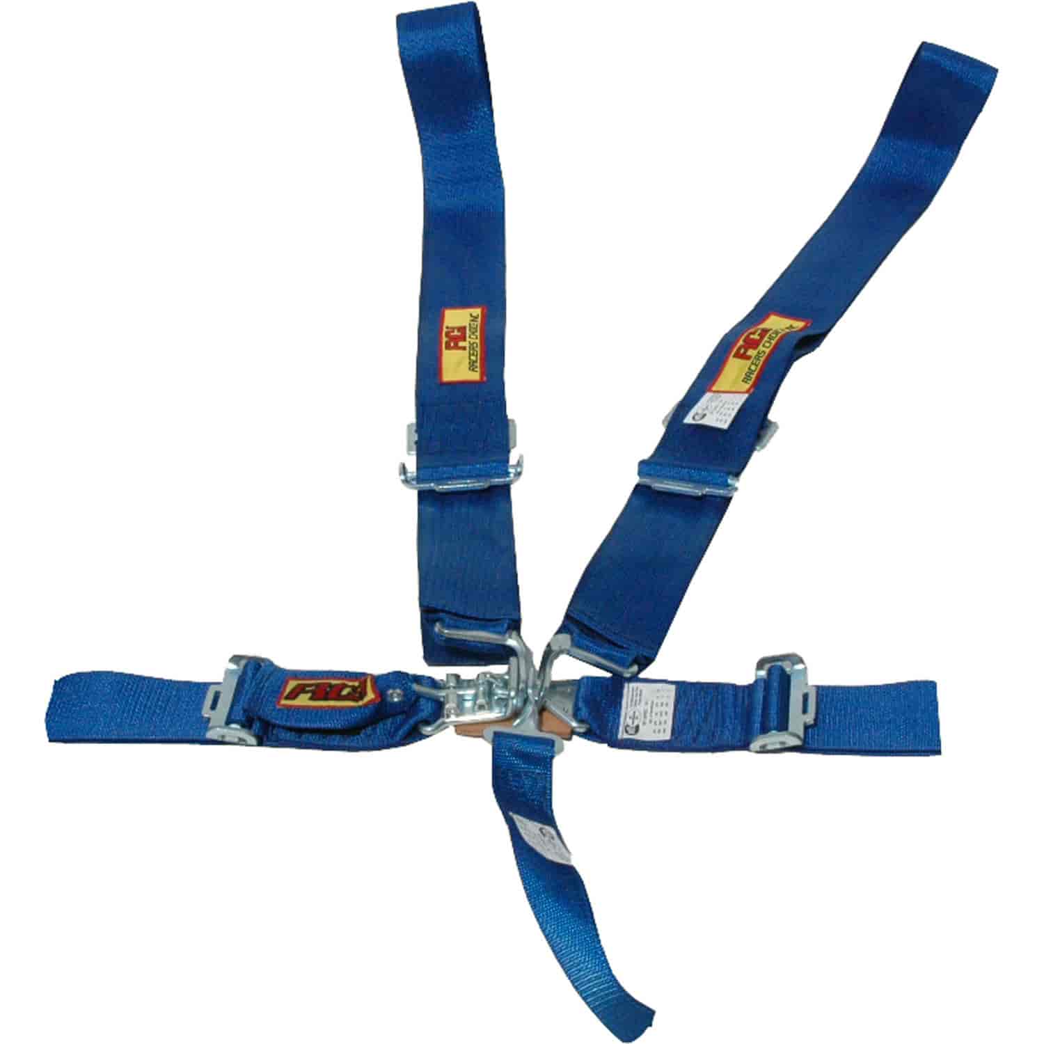 Latch Type 5-Point Individual Harness Pull-Up Lap Belt