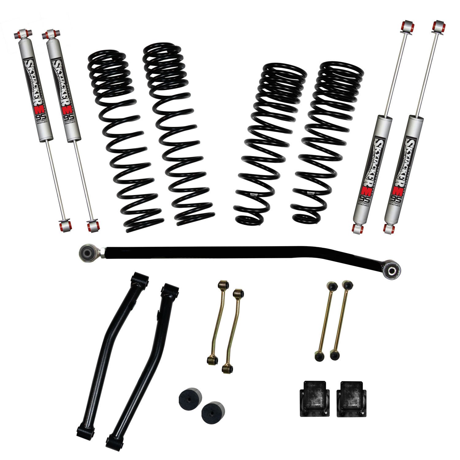 3.500 in. Dual-Rate Long-Travel Lift Kit for 2020 Jeep Gladiator JT Truck 4-Door