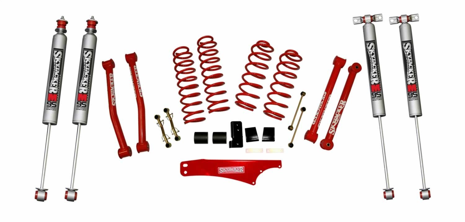 JK2501KCR-M Front and Rear Suspension Lift Kit, Lift Amount: 2.5 in. Front/2.5 in. Rear