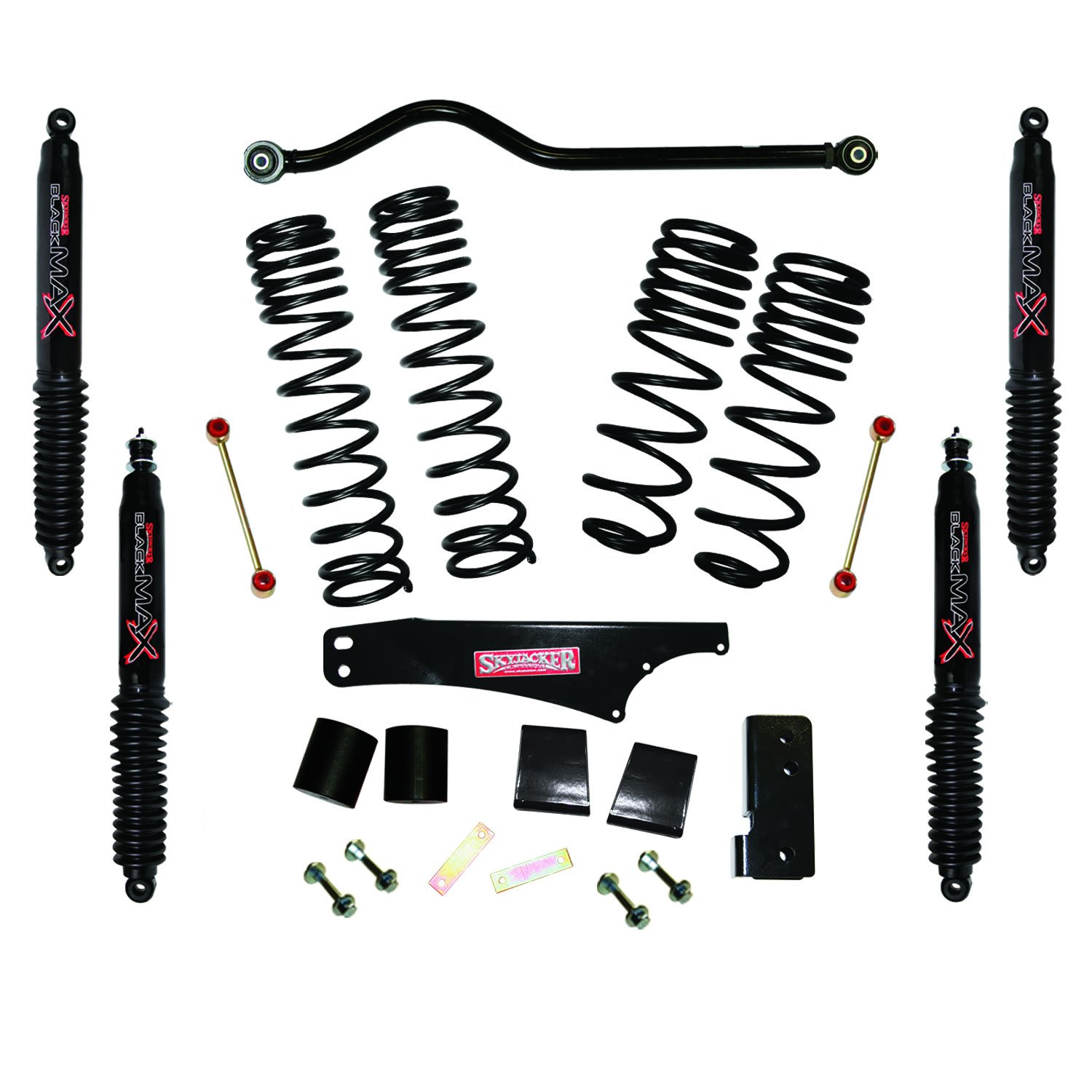 JK35BPBLT Front and Rear Suspension Lift Kit, Lift Amount: 3.5 in. Front/3.5 in. Rear