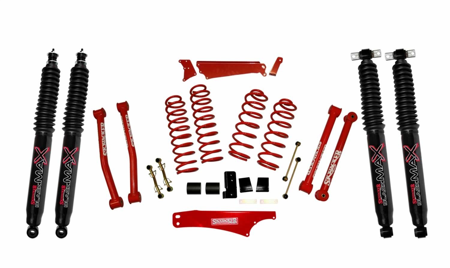 JK401KCR-B Front and Rear Suspension Lift Kit, Lift Amount: 4-5 in. Front/4-5 in. Rear