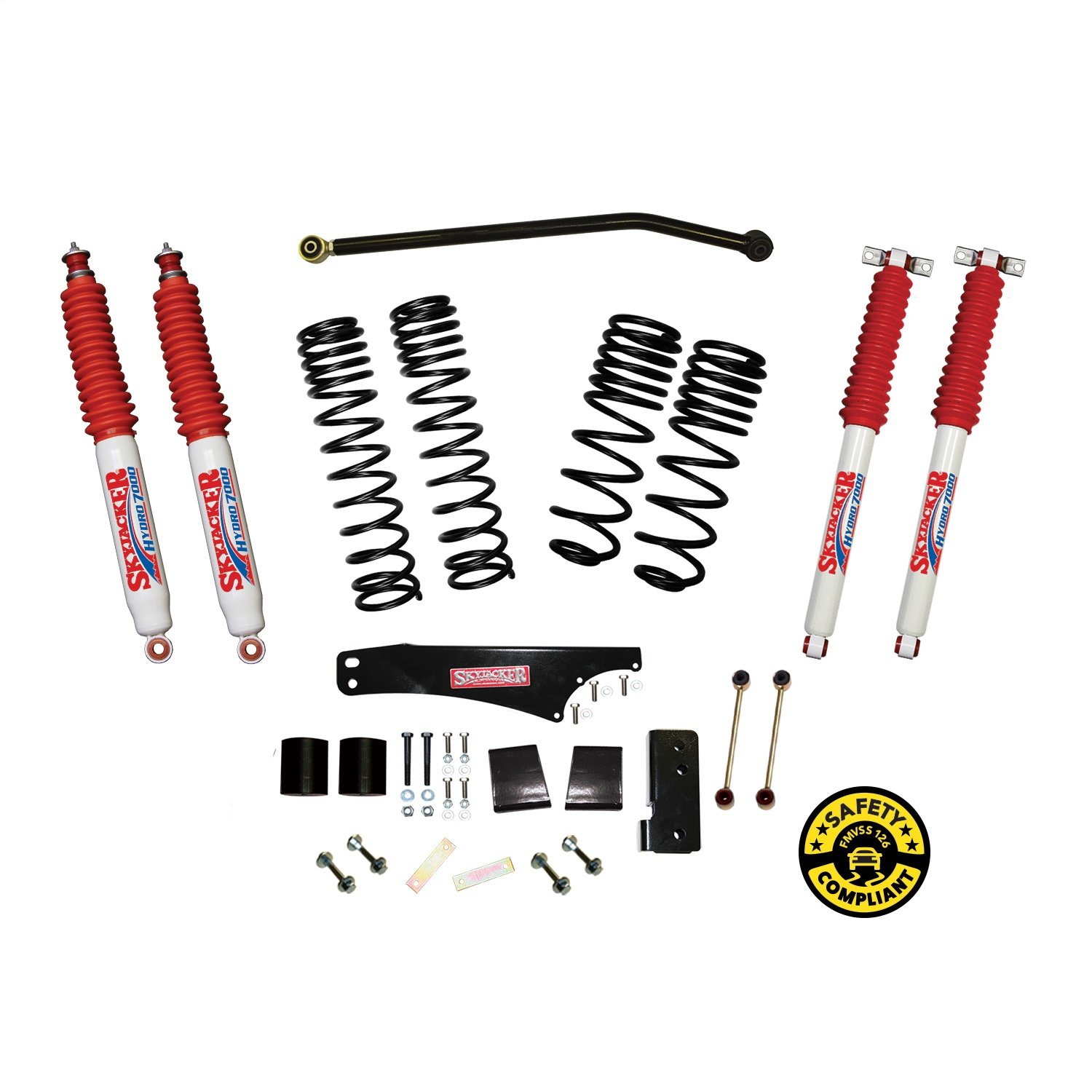 JK40BPHLT Front and Rear Suspension Lift Kit, Lift Amount: 4 in. Front/4 in. Rear
