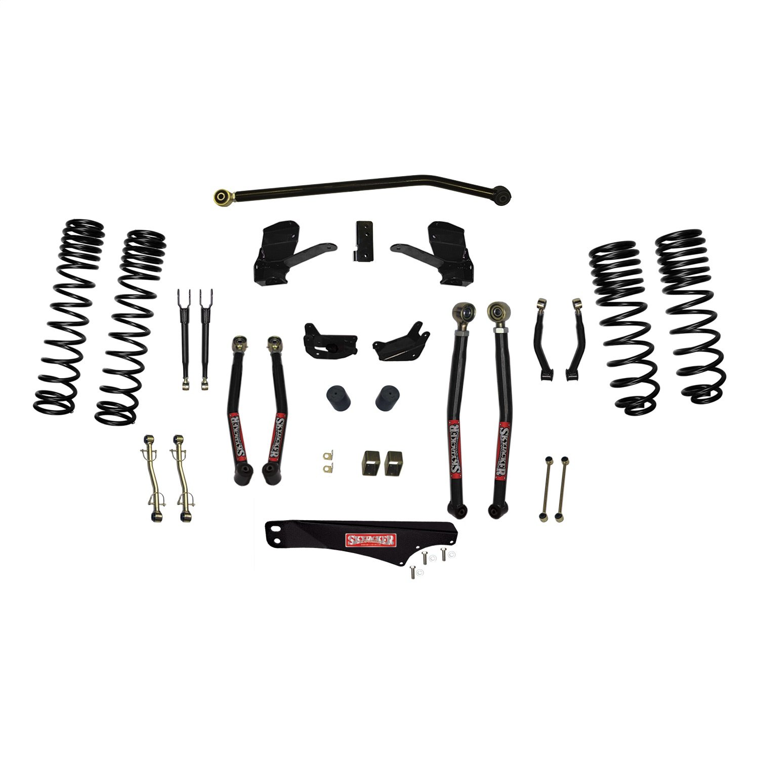 JK40LKLT-SX Front and Rear Suspension Lift Kit, Lift Amount: 4 in. Front/4 in. Rear