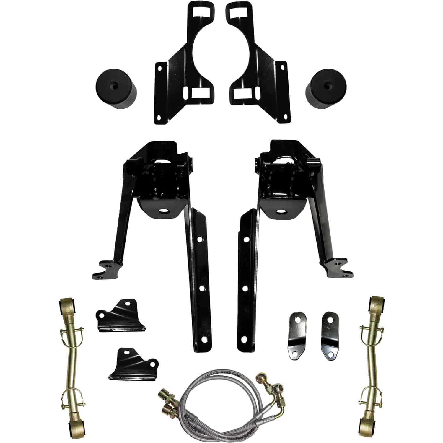 Front Coil-Over Shock Brackets for 2007-2016 Jeep Wrangler